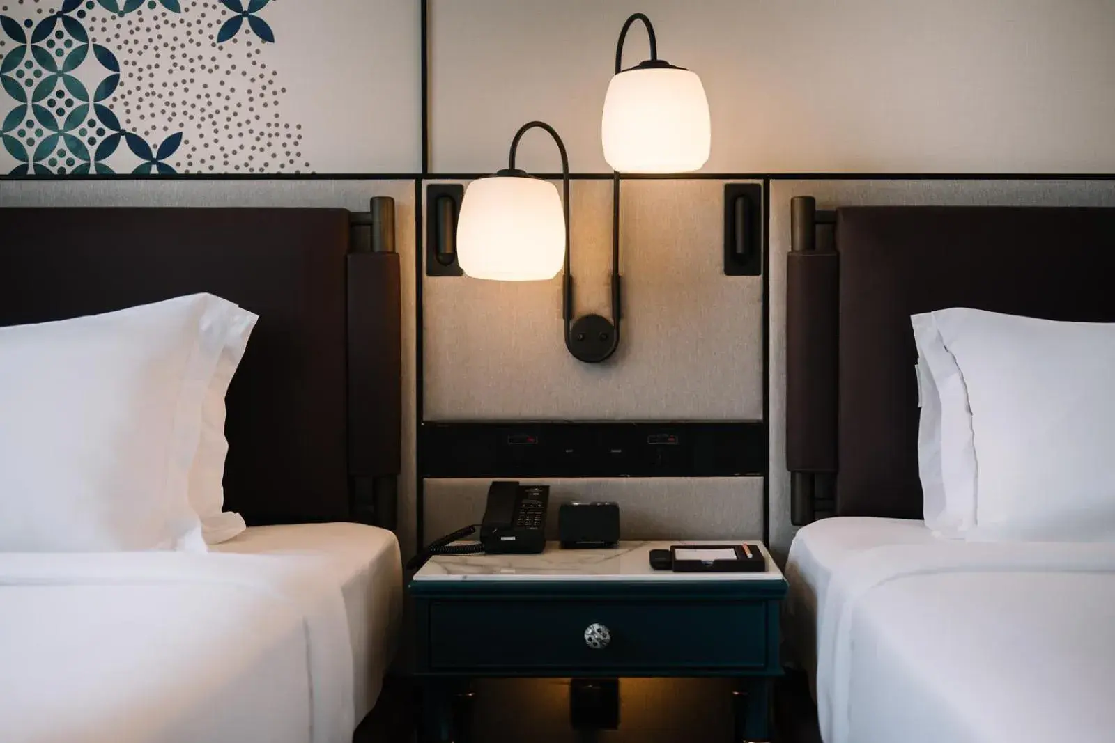 Bed in Iconic Marjorie Hotel, Penang, a Tribute Portfolio Hotel Bed in Iconic Marjorie Hotel, Penang, a Tribute Portfolio Hotel