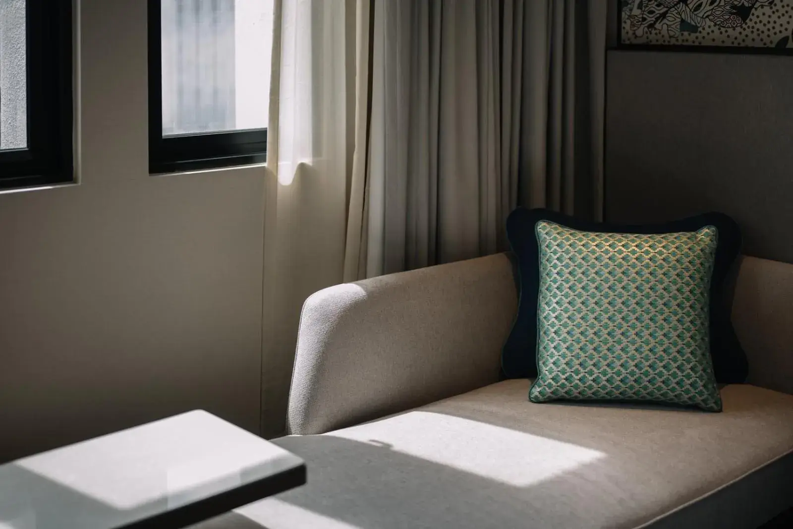 Bed in Iconic Marjorie Hotel, Penang, a Tribute Portfolio Hotel Bed in Iconic Marjorie Hotel, Penang, a Tribute Portfolio Hotel