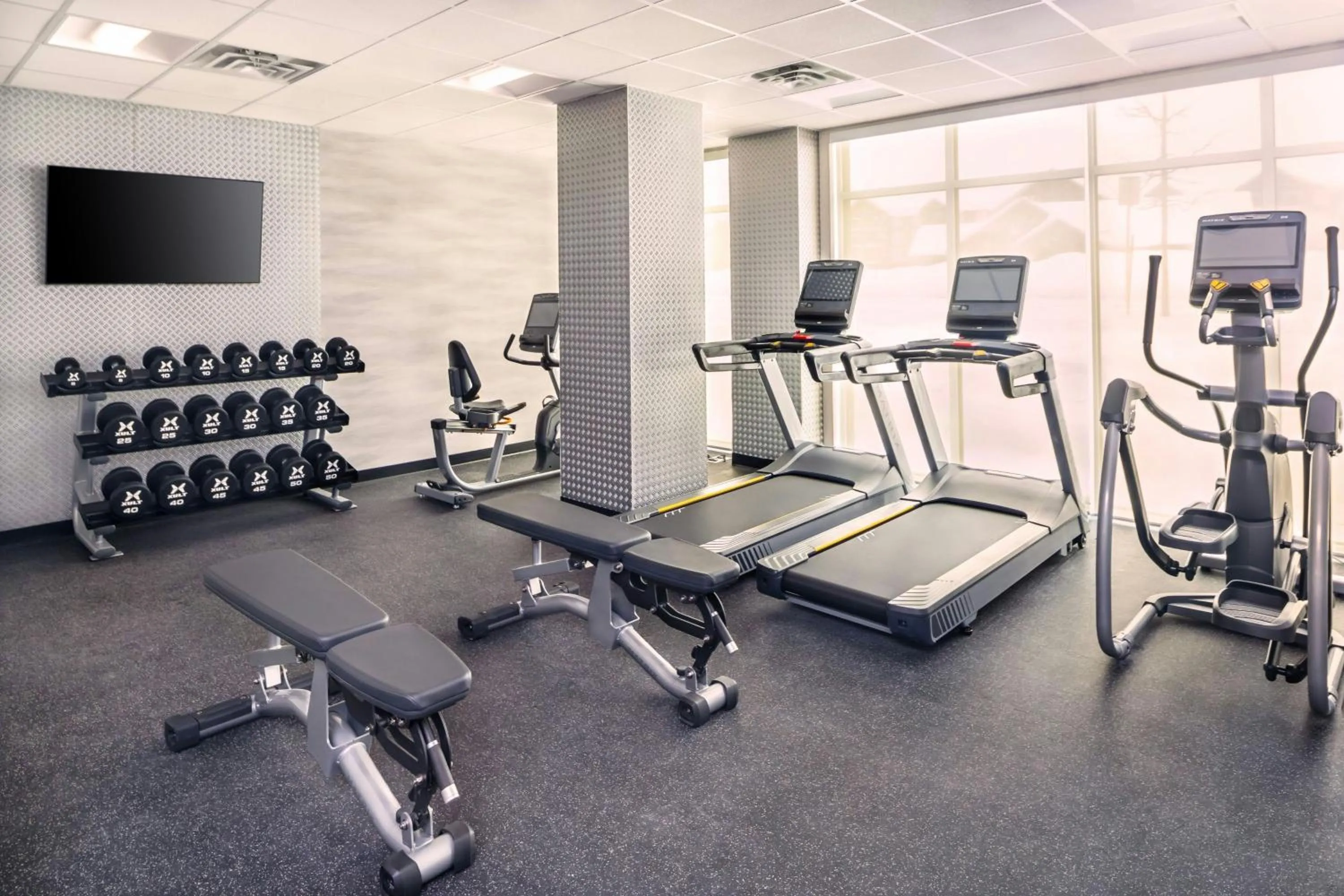 Fitness centre/facilities in Fairfield by Marriott Inn & Suites Gravenhurst Muskoka