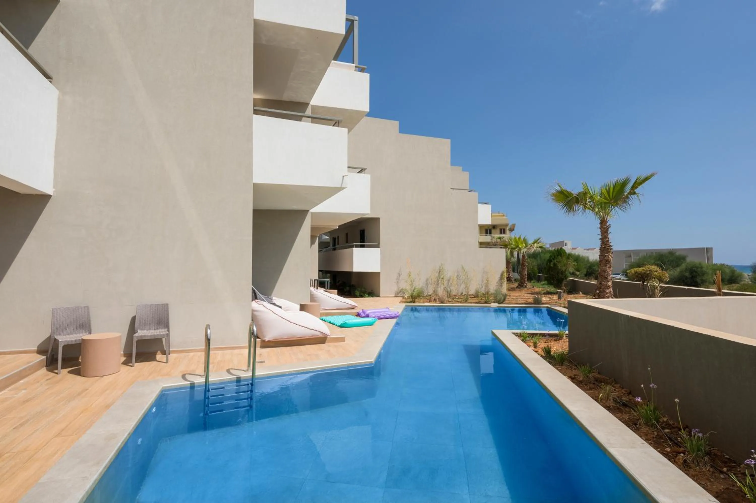 Patio in Mare Village Hotel