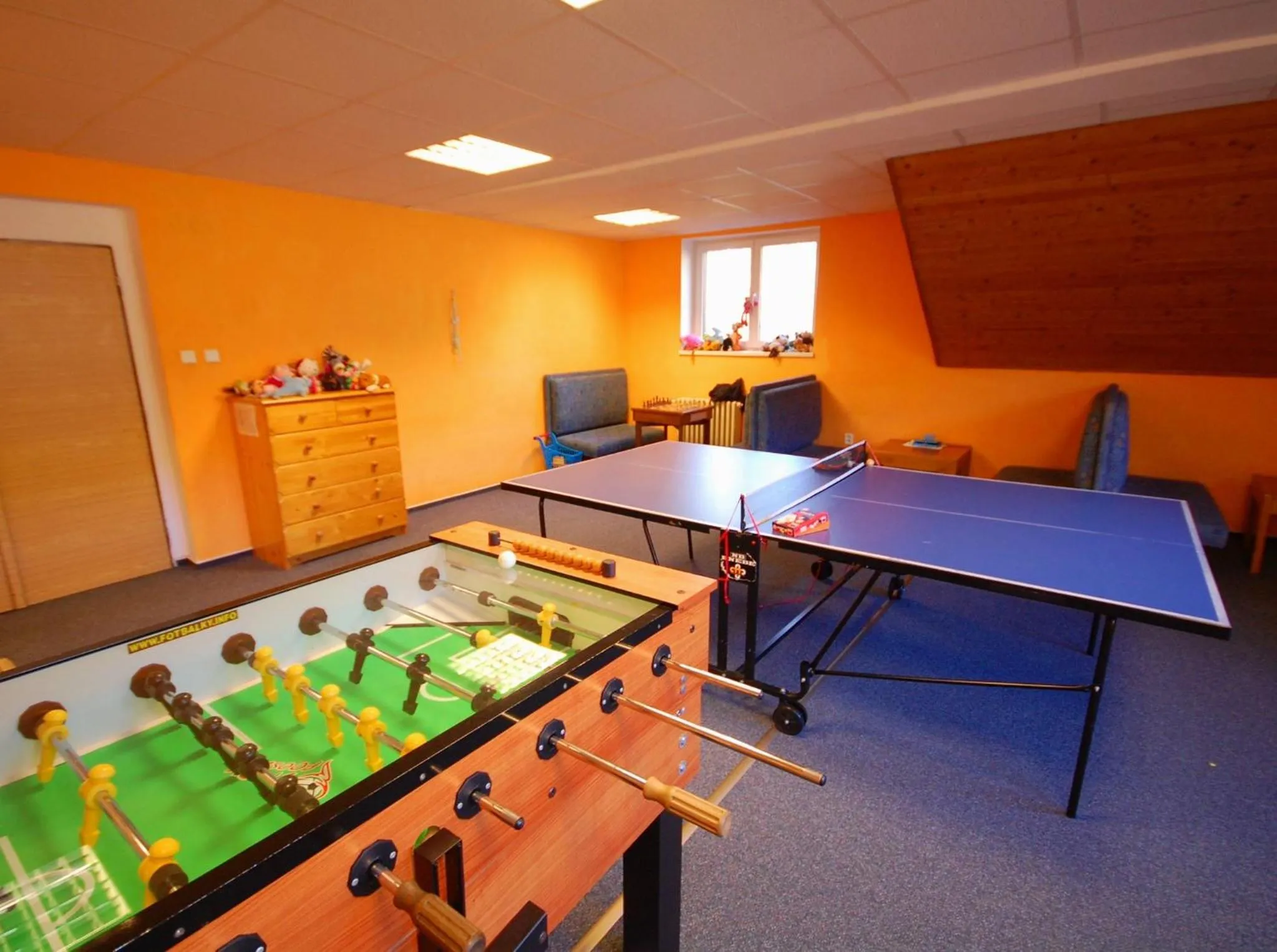 Table tennis in Penzion Vápenka