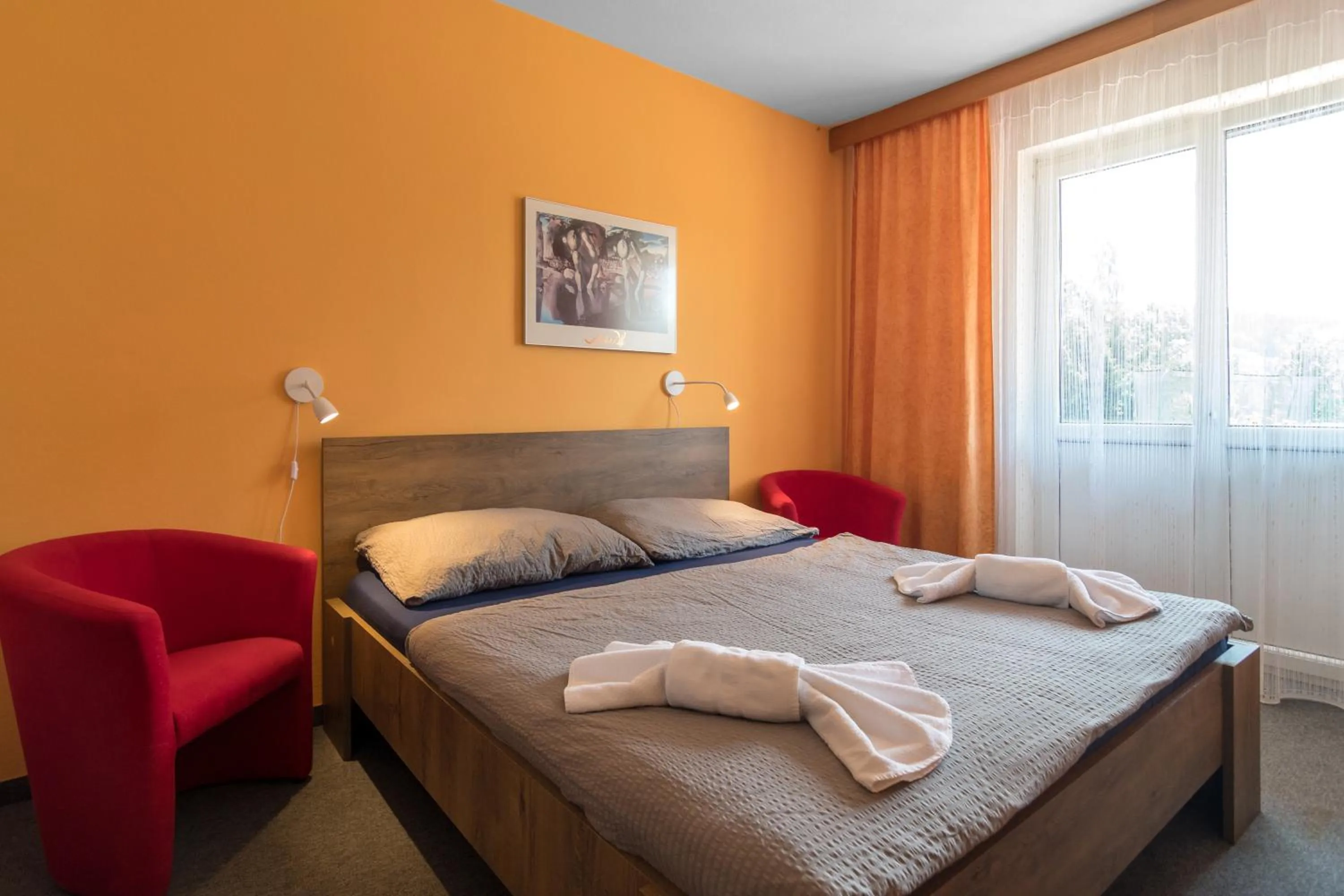 Bedroom, Bed in Penzion Vápenka