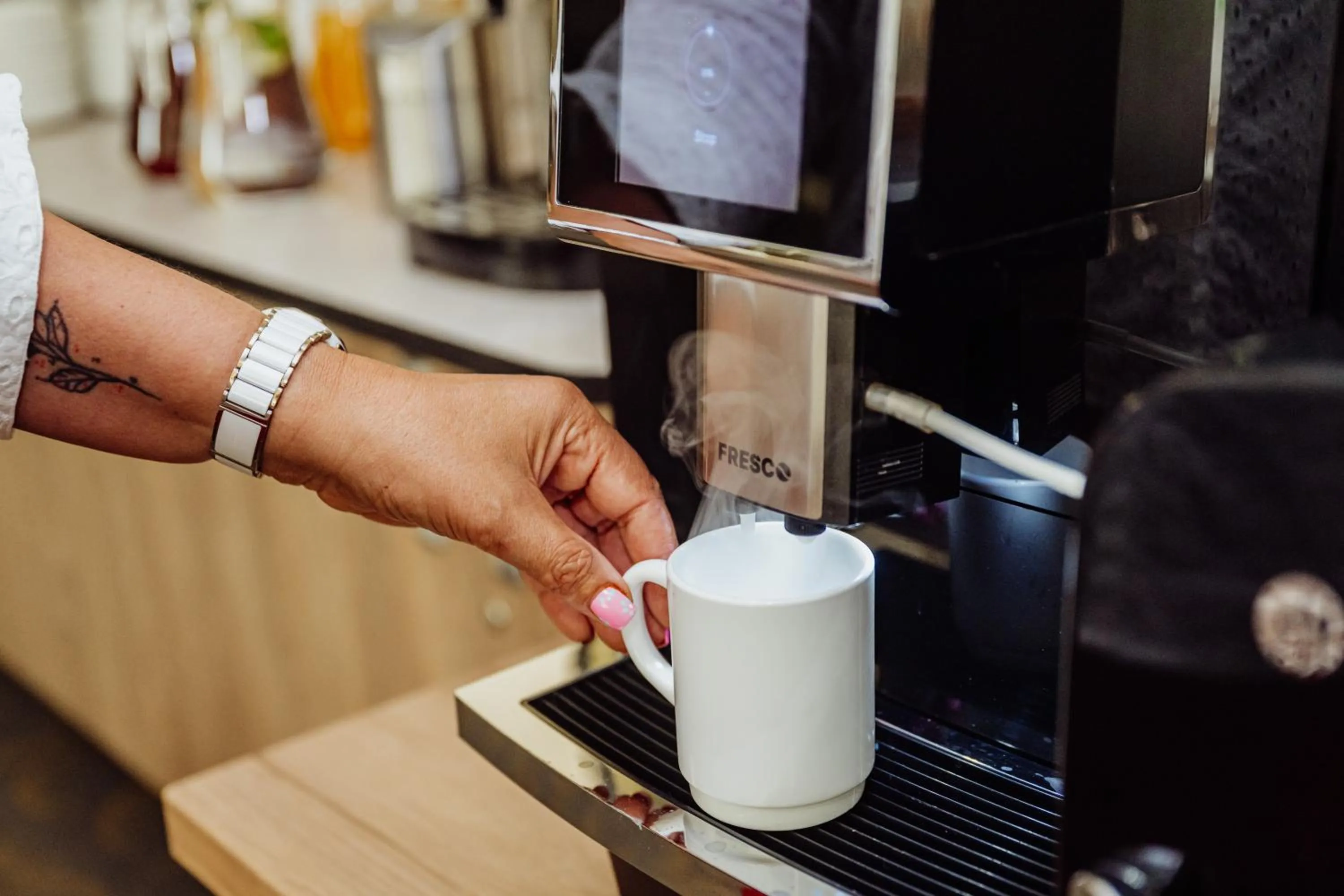 Buffet breakfast in Hotel Na Skarpie