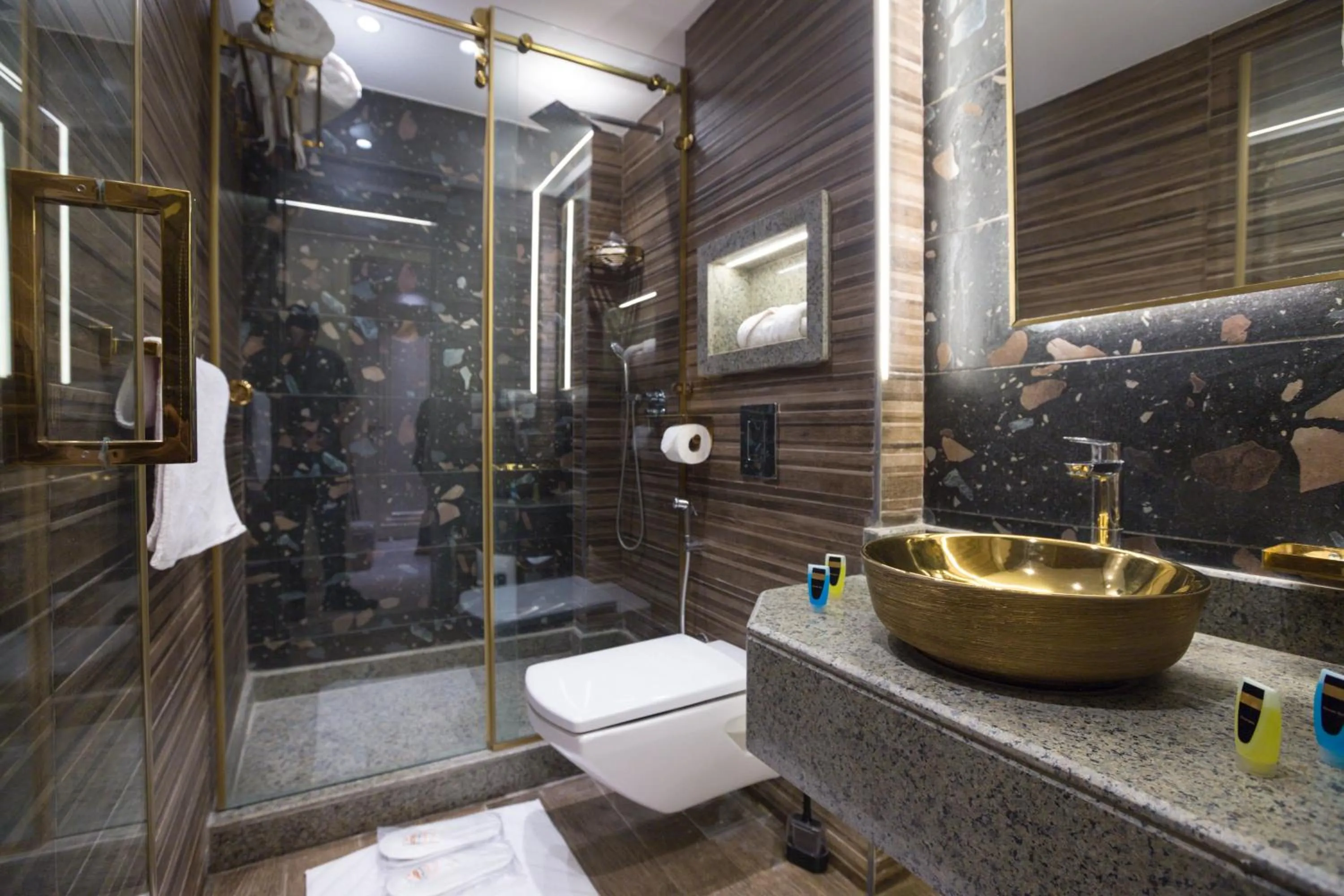 Toilet in Pyramids Plateau Hotel