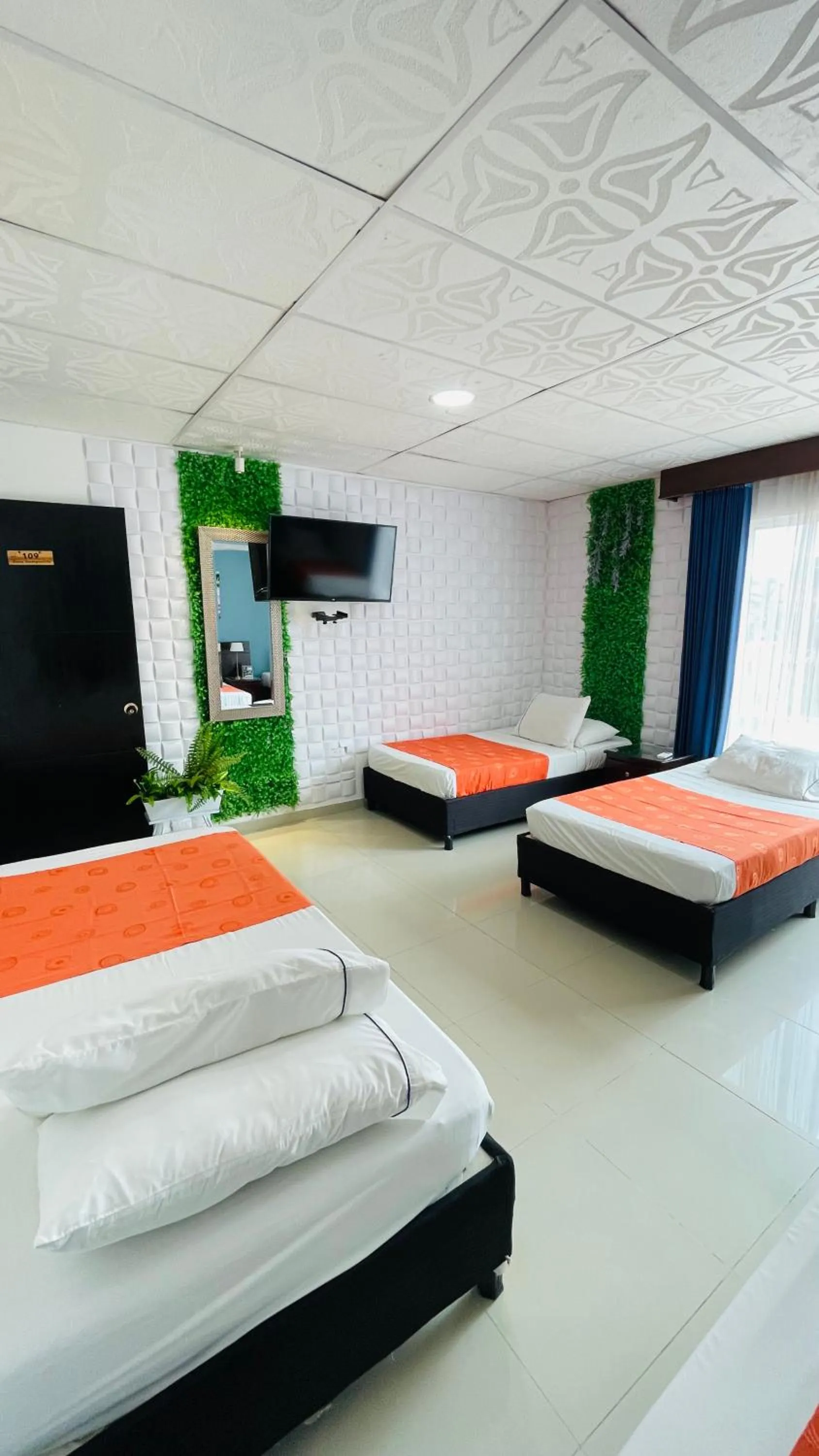 Bed in Hotel Rosalinda Campestre del Llano