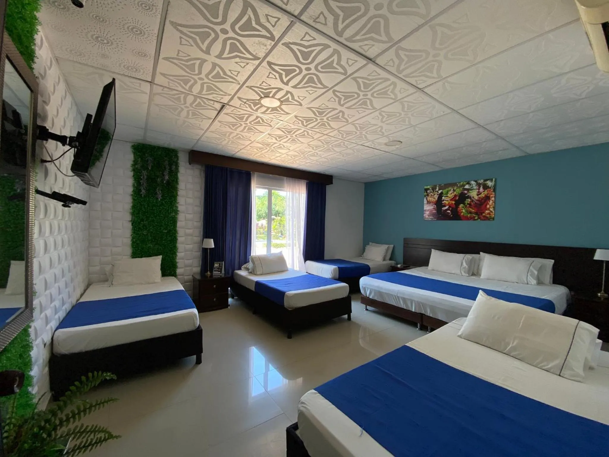 Bed in Hotel Rosalinda Campestre del Llano