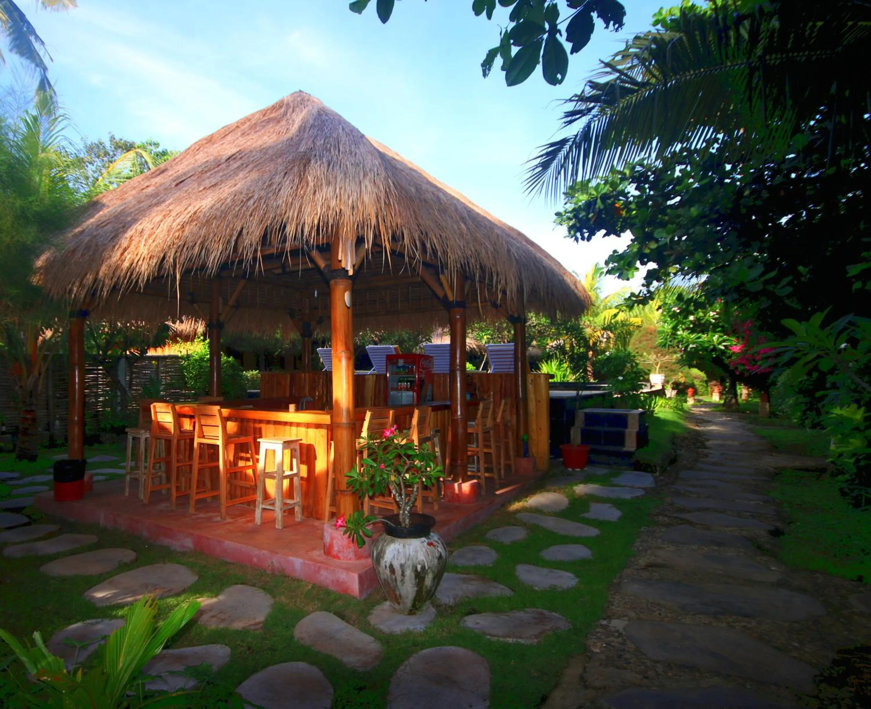 Lounge or bar in Sejuk Cottages