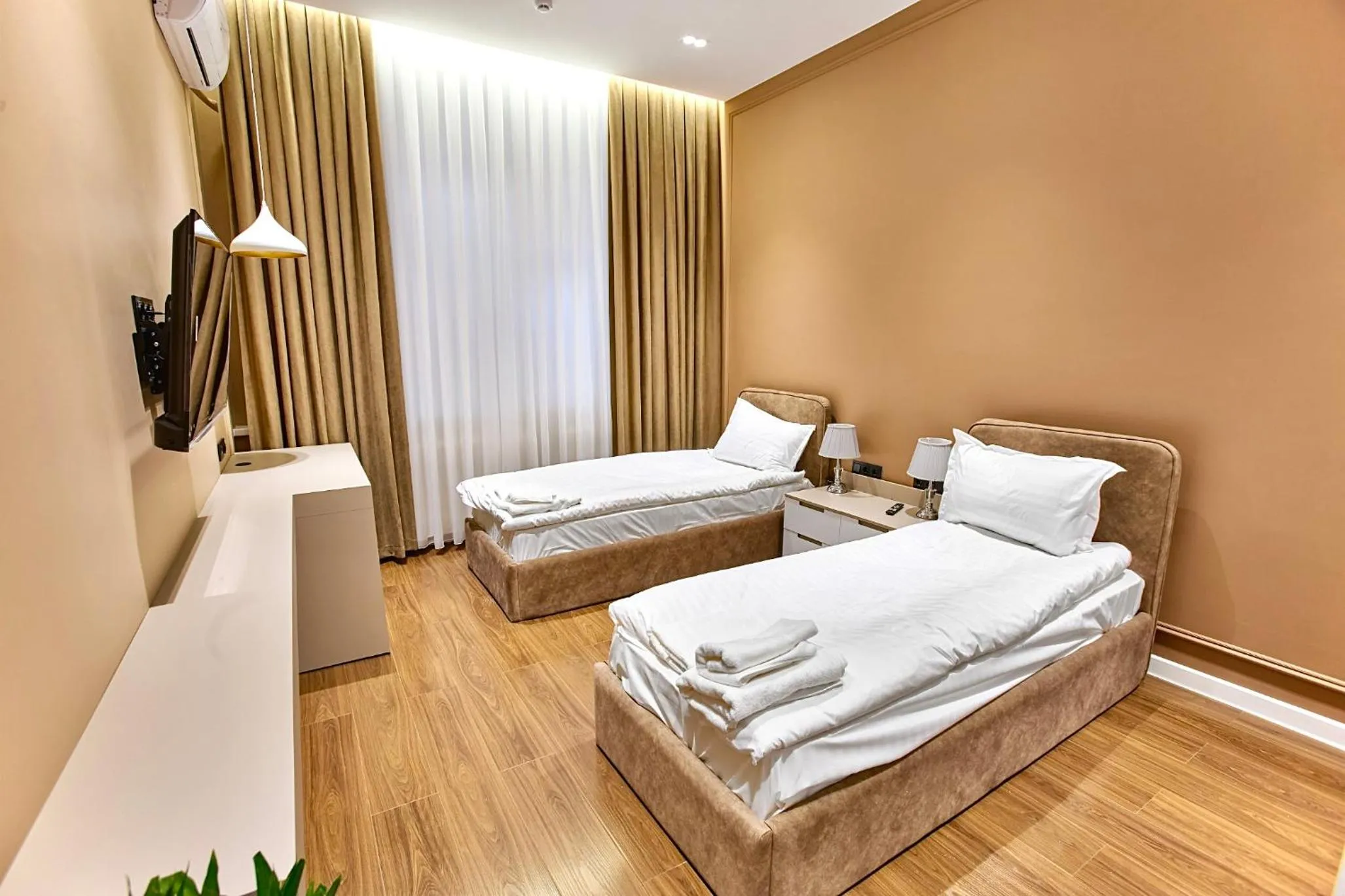 Twin Room in Qo'noq Railway Hotel