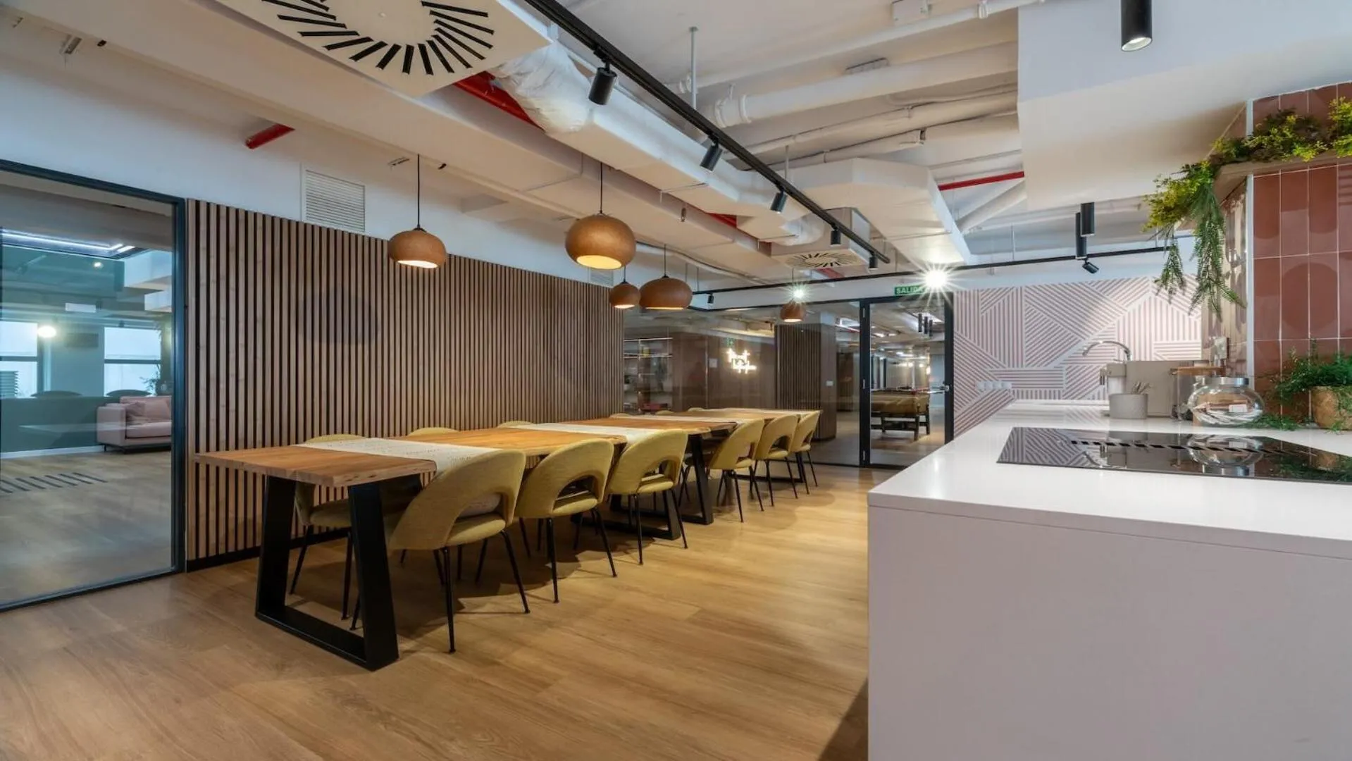 Kitchen or kitchenette in Hotel Nido Príncipe Pío