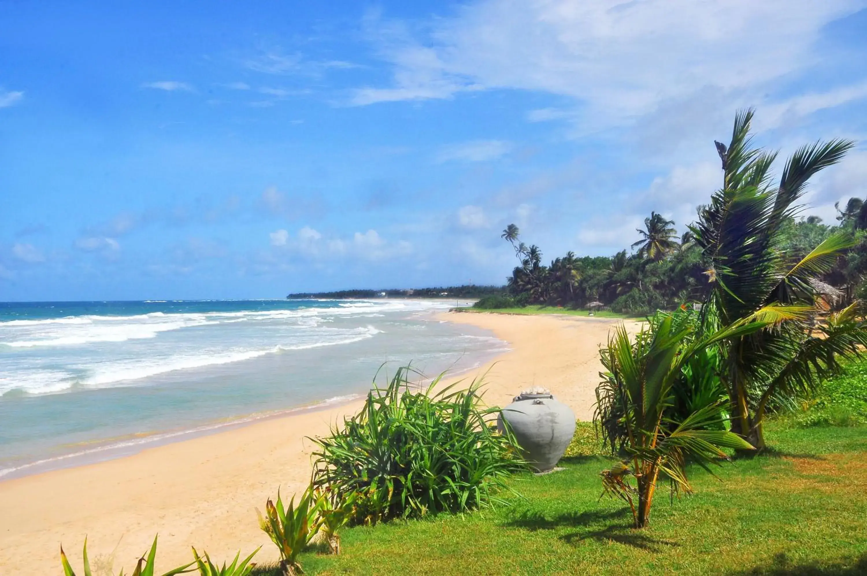 Sea view in The Beach Cabanas Retreat & Spa Sea view in The Beach Cabanas Retreat & Spa