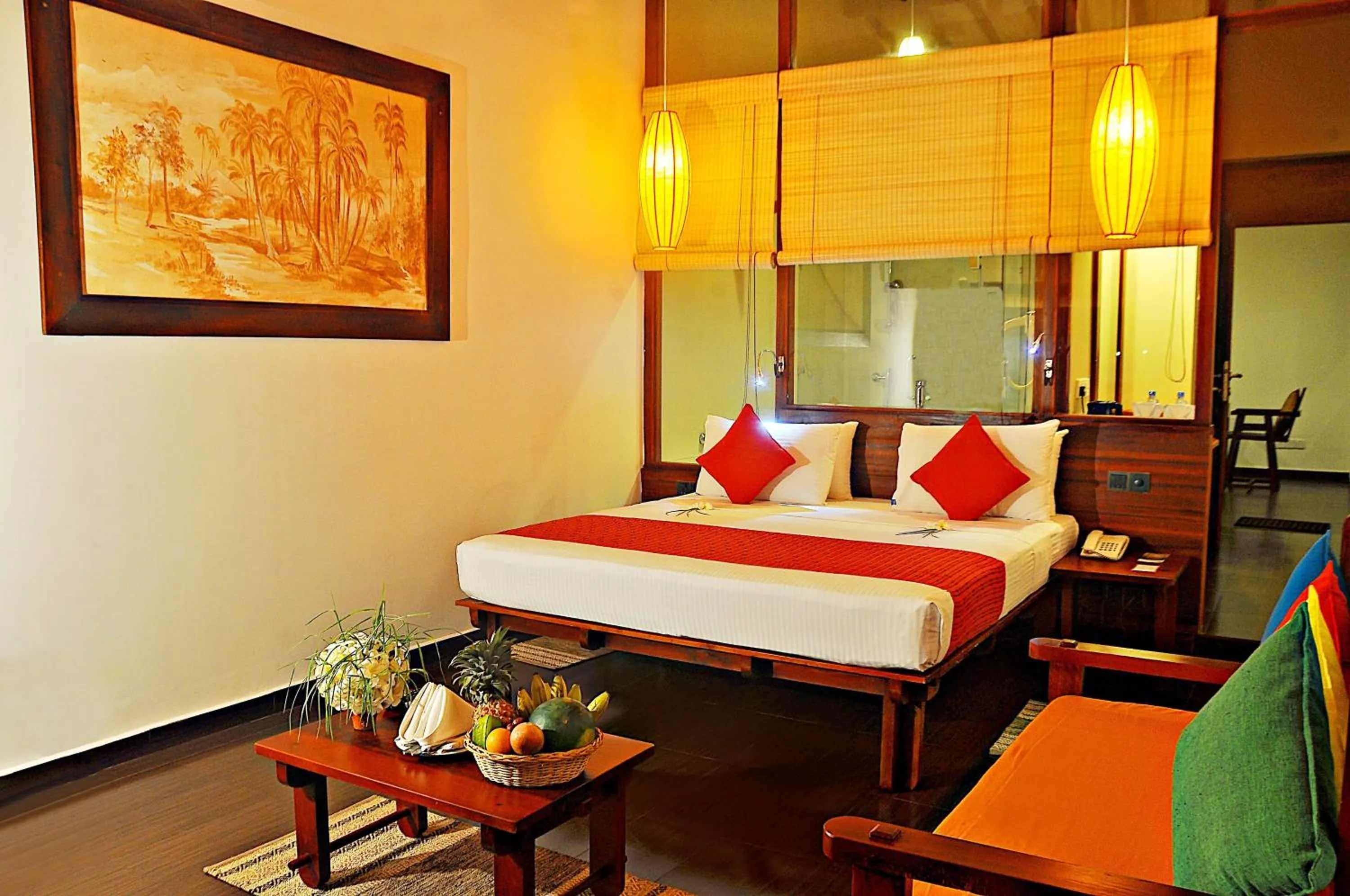 Bed in The Beach Cabanas Retreat & Spa