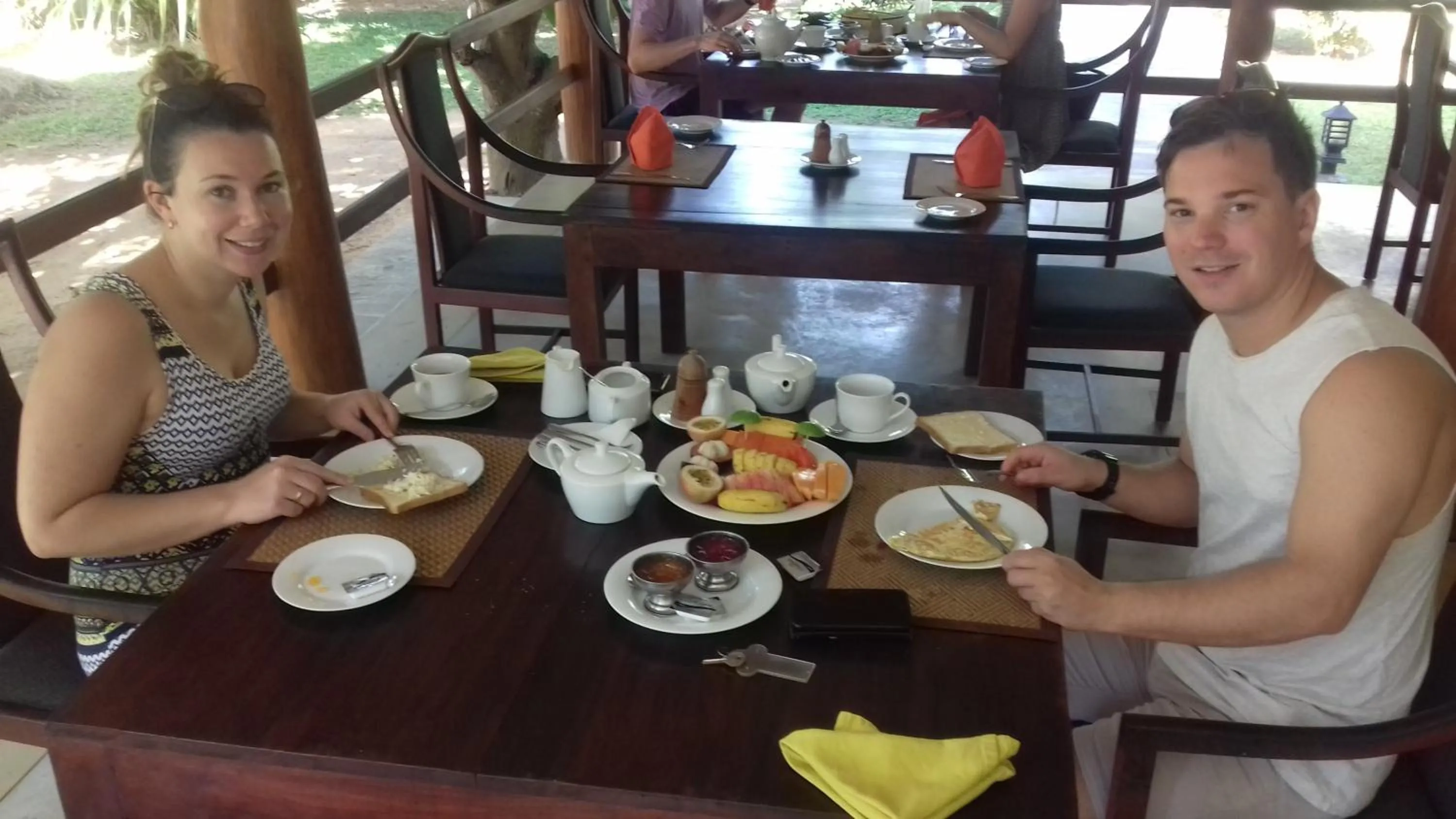 Breakfast in The Coconut Gardens Hotel & Restaurant