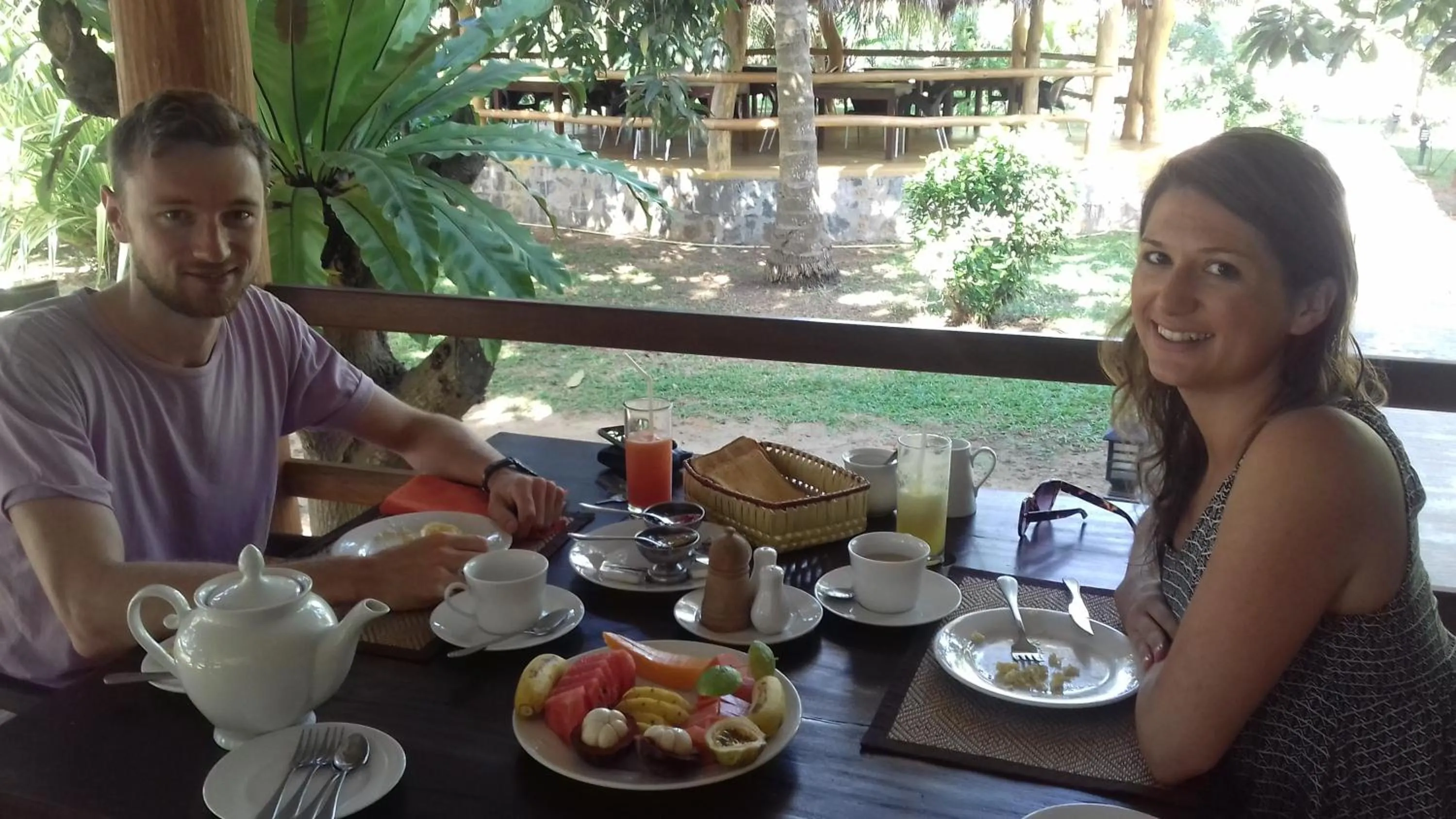 Breakfast in The Coconut Gardens Hotel & Restaurant