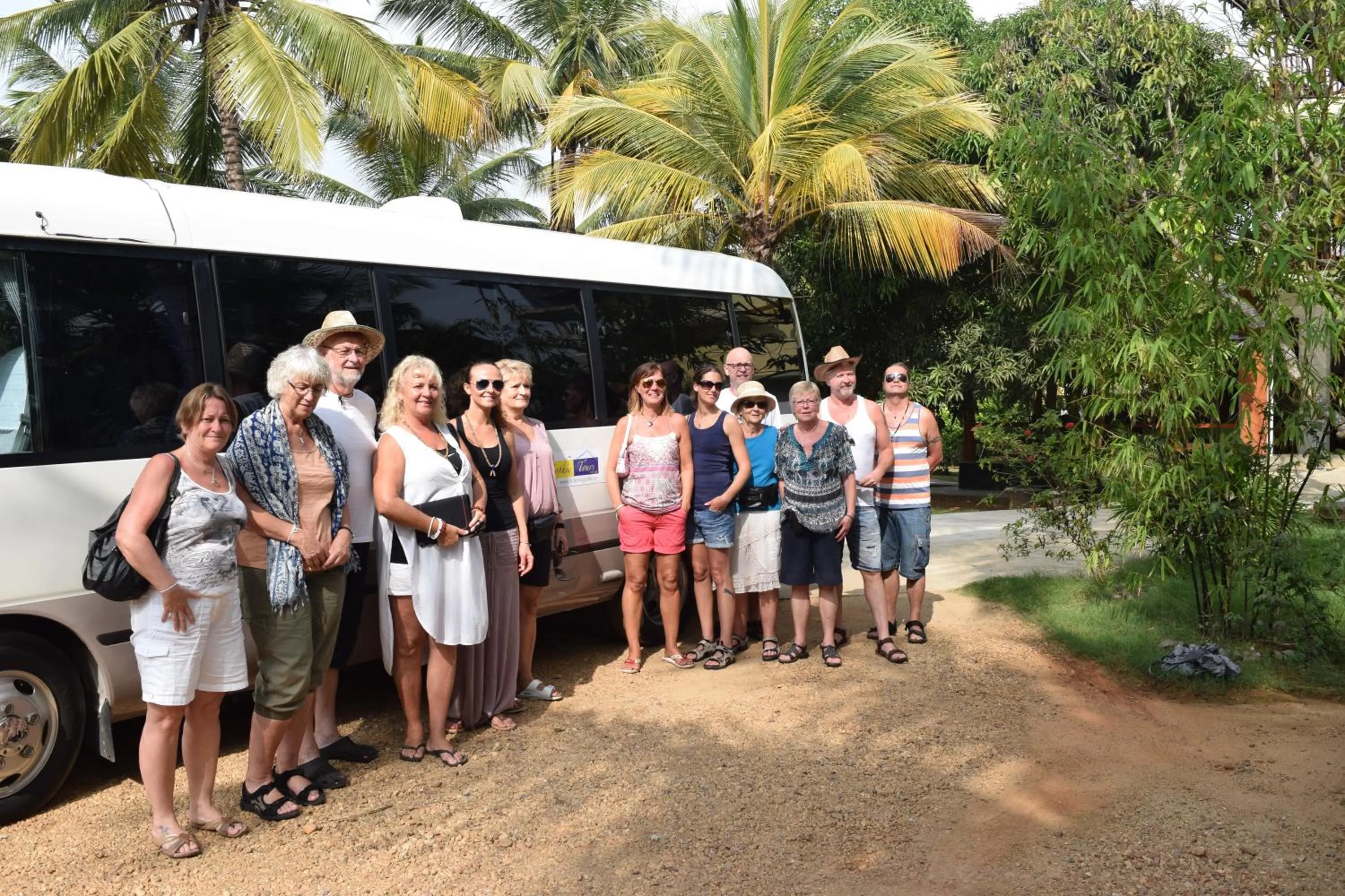 People in The Coconut Gardens Hotel & Restaurant