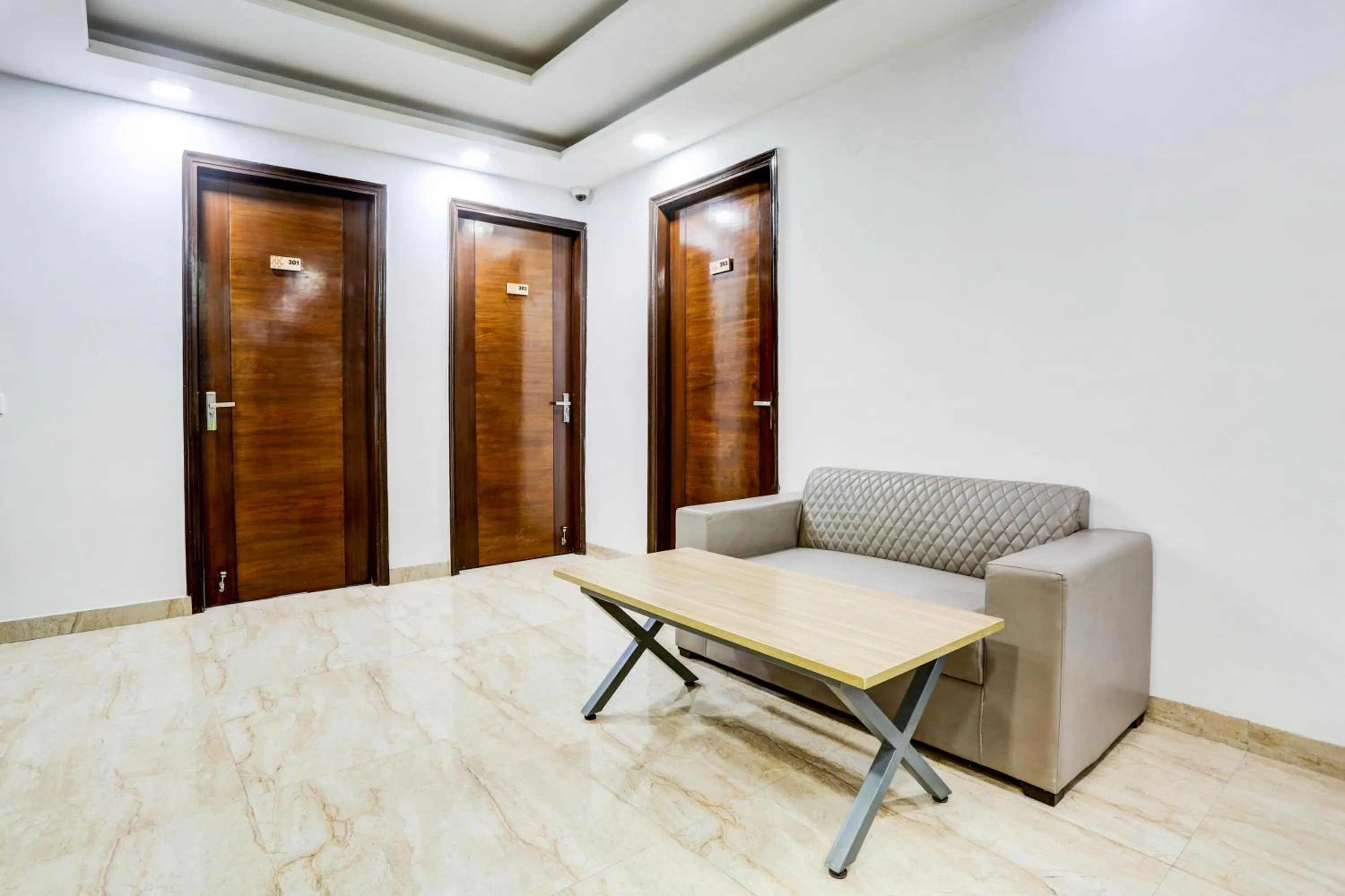 Seating area in Hotel Grey Medicity Modern Rooms, Prime Location, Affordable Rates I Near Medanta