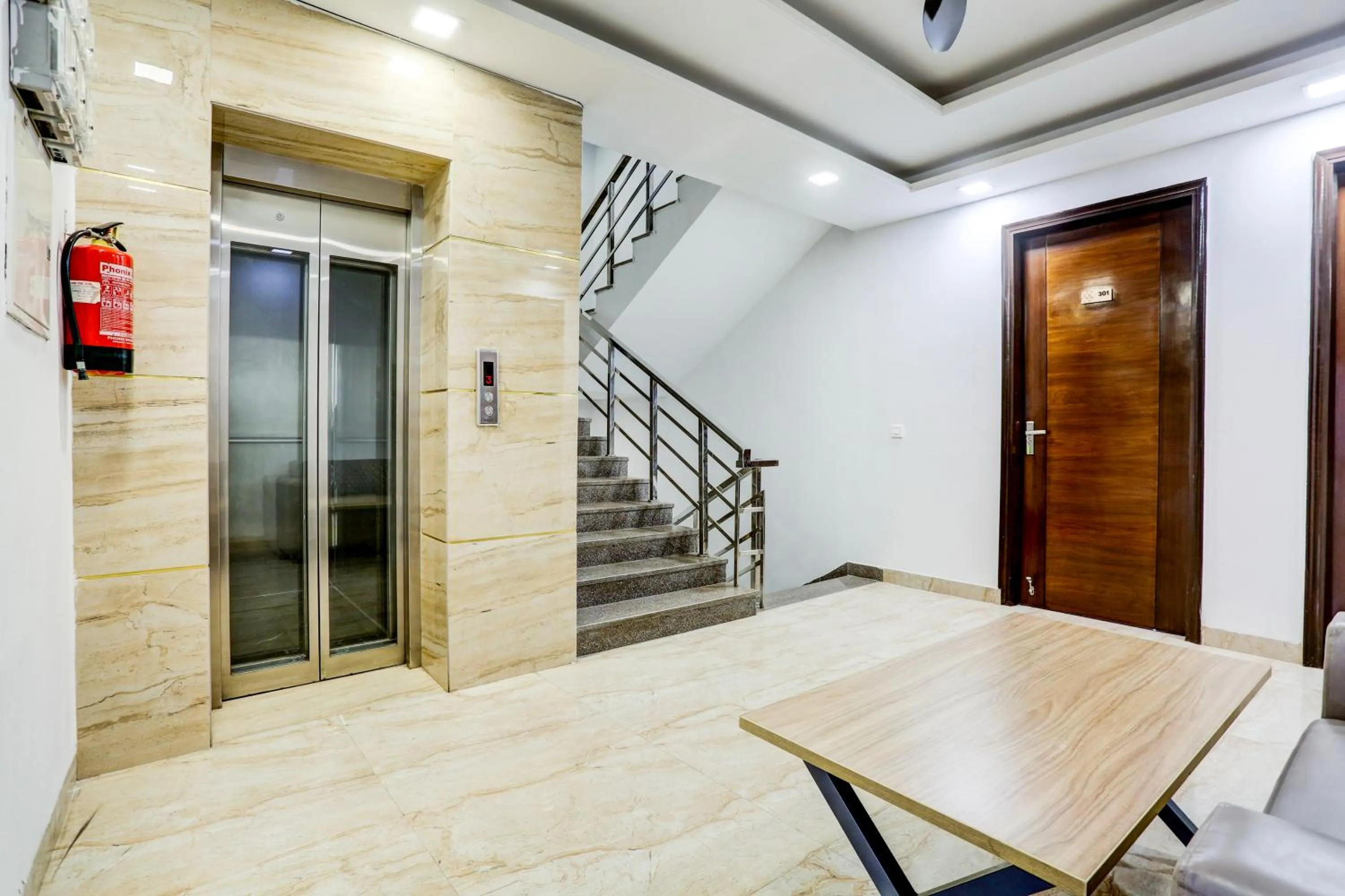 elevator in Hotel Grey Medicity Modern Rooms, Prime Location, Affordable Rates I Near Medanta