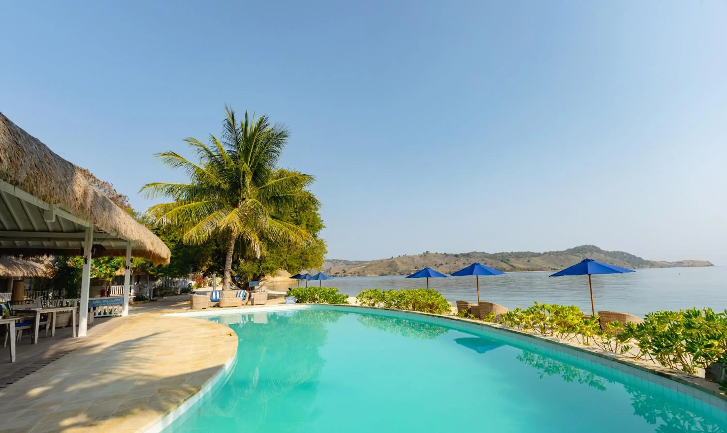 Swimming pool in Sudamala Resort, Seraya, Flores Swimming pool in Sudamala Resort, Seraya, Flores