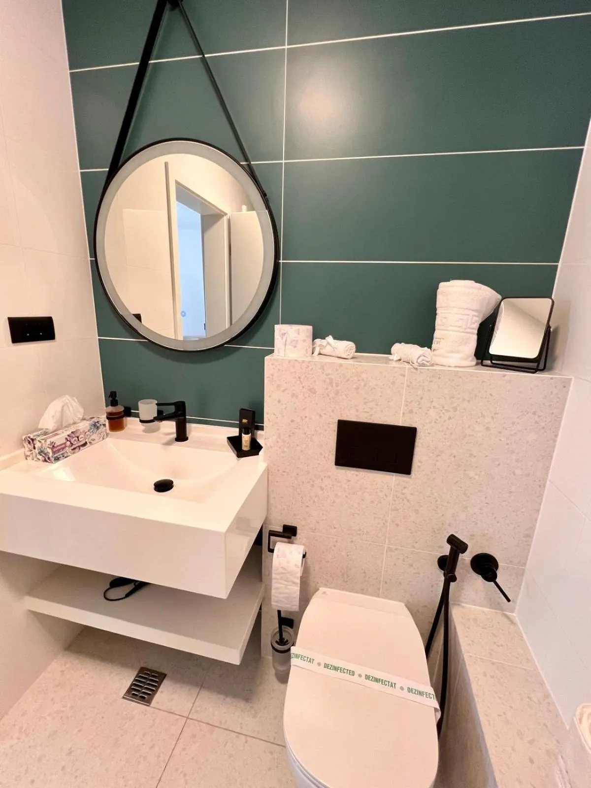 Toilet in Montan-Aparthotel