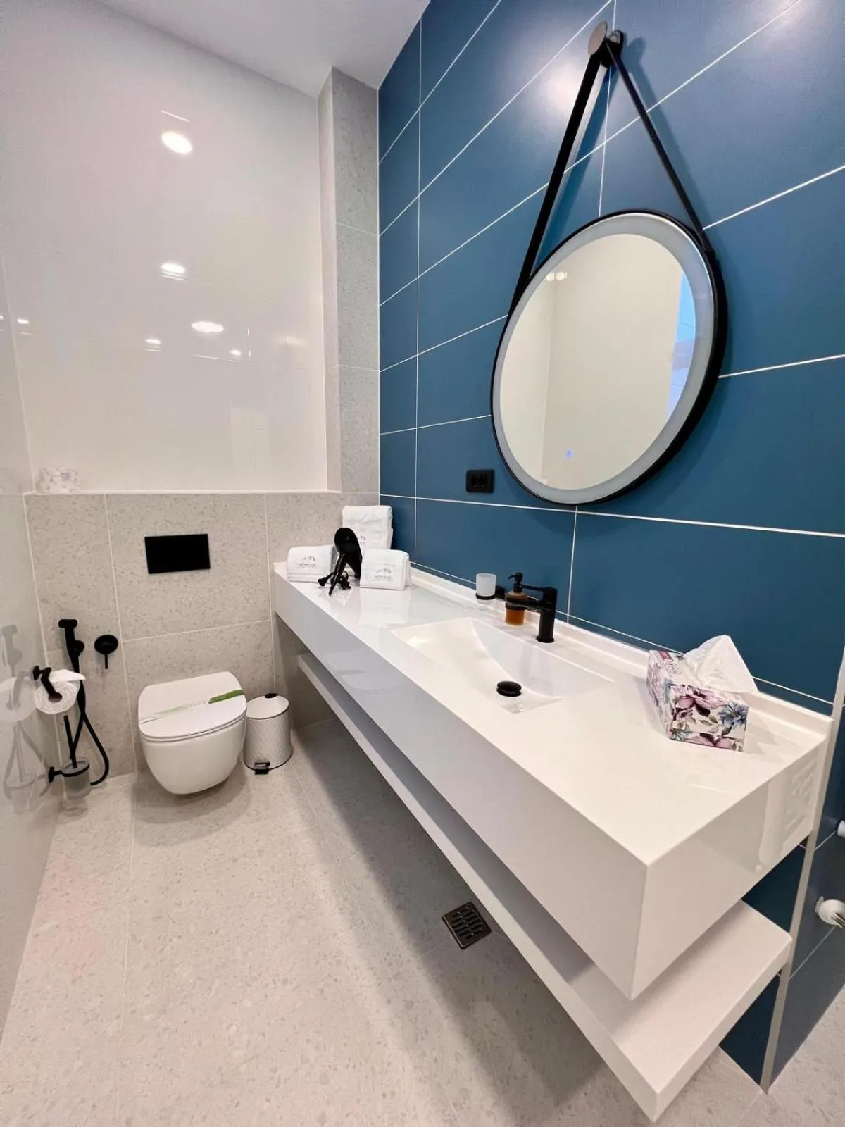 Toilet in Montan-Aparthotel