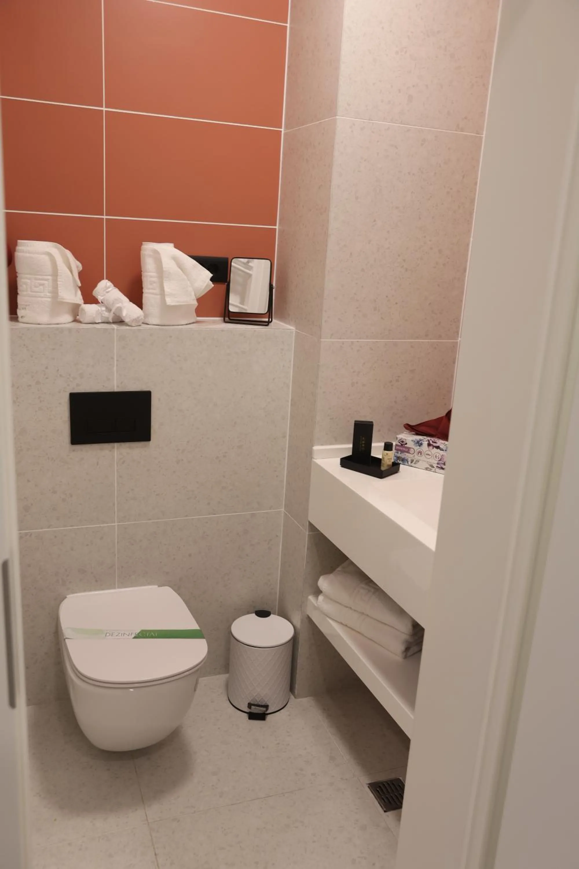 Toilet in Montan-Aparthotel