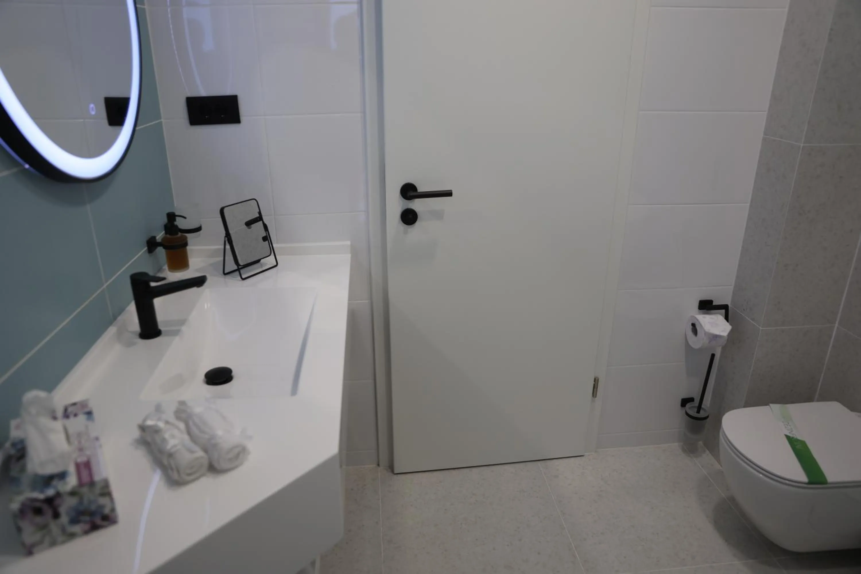 Toilet in Montan-Aparthotel