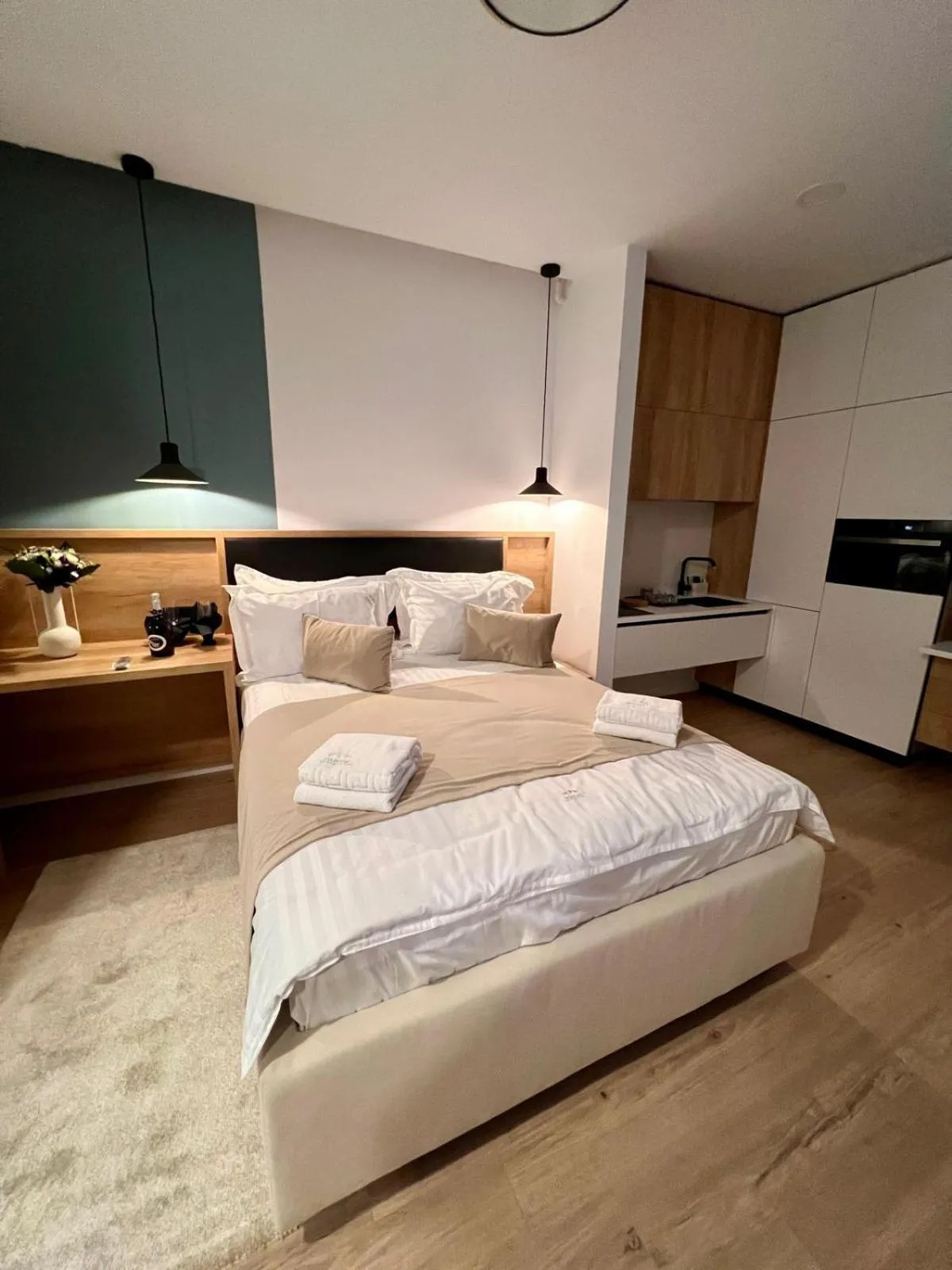 Bed in Montan-Aparthotel