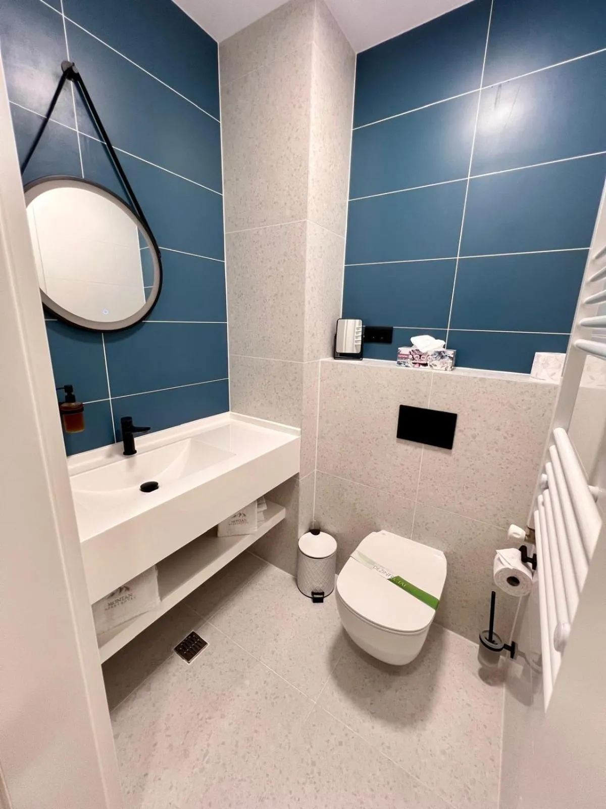 Toilet in Montan-Aparthotel