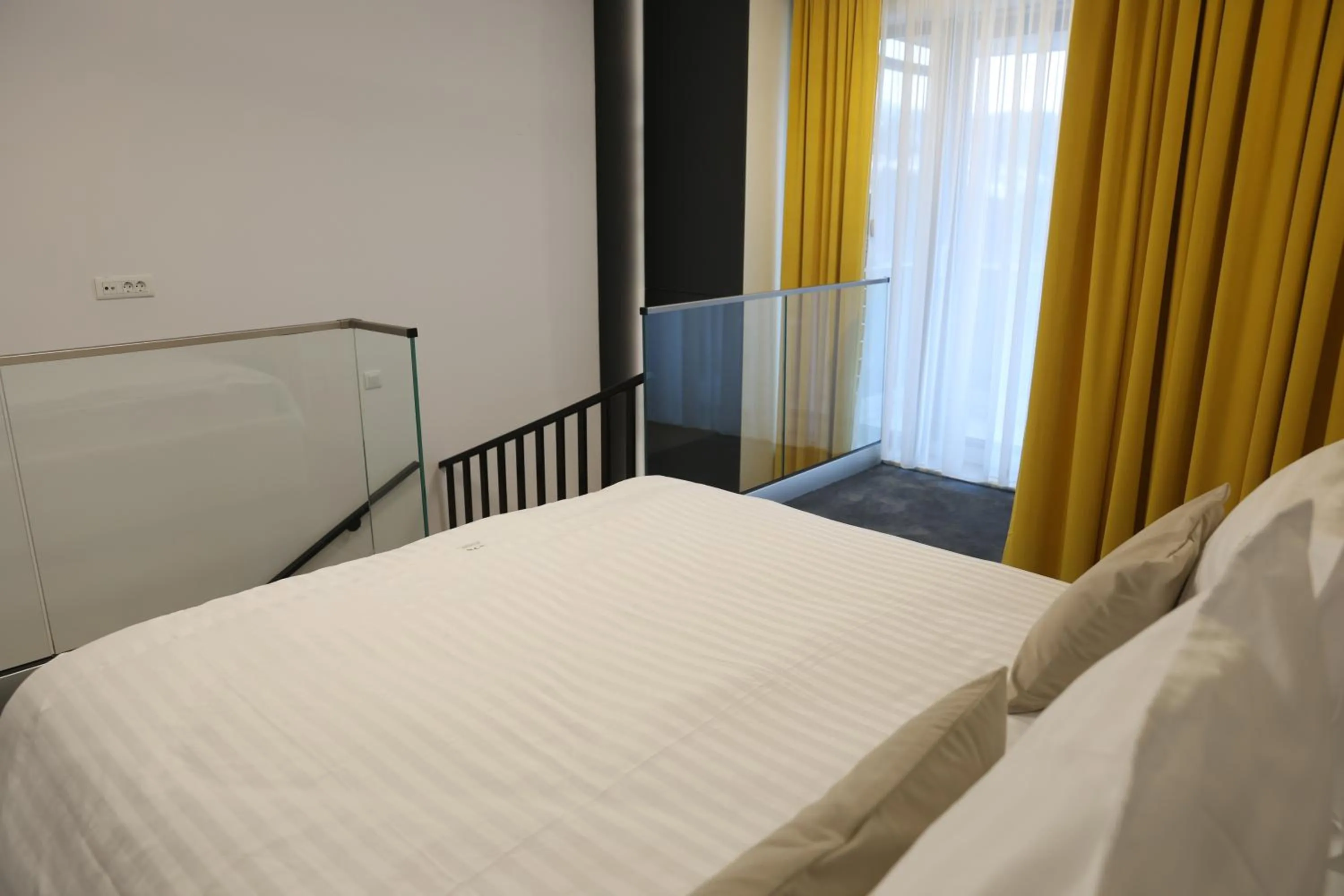 Bedroom, Bed in Montan-Aparthotel