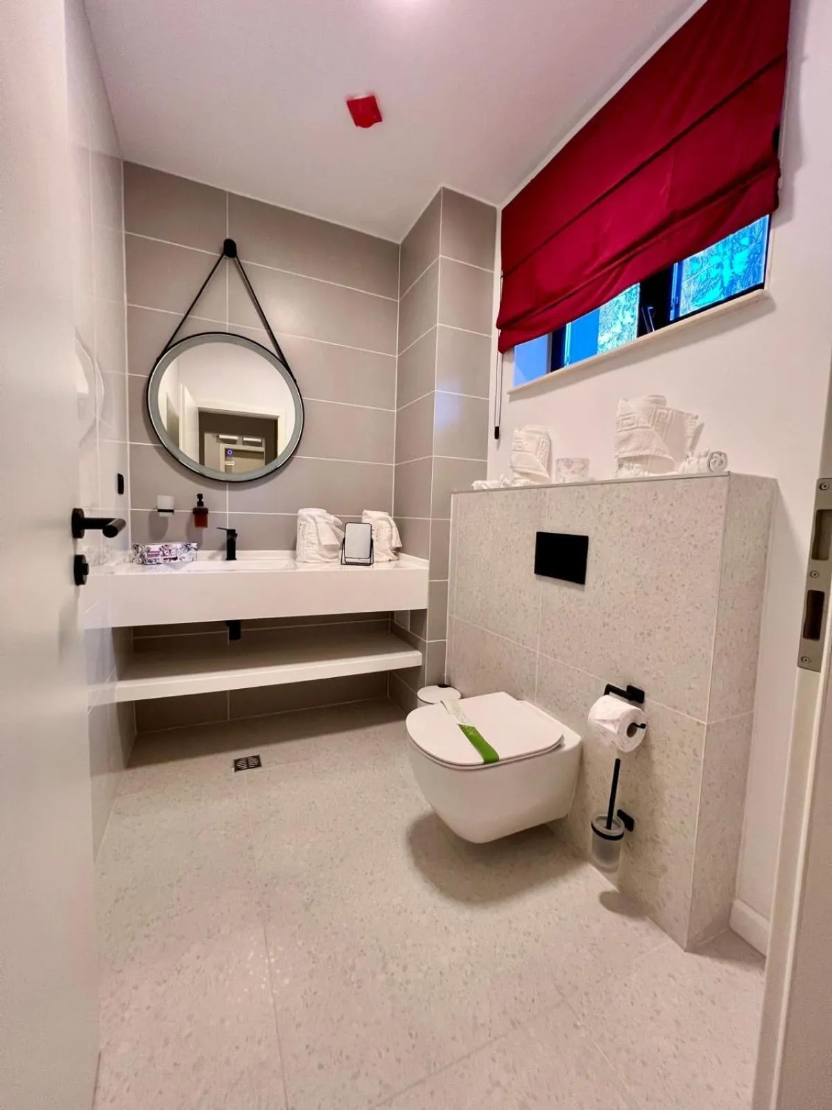 Toilet in Montan-Aparthotel