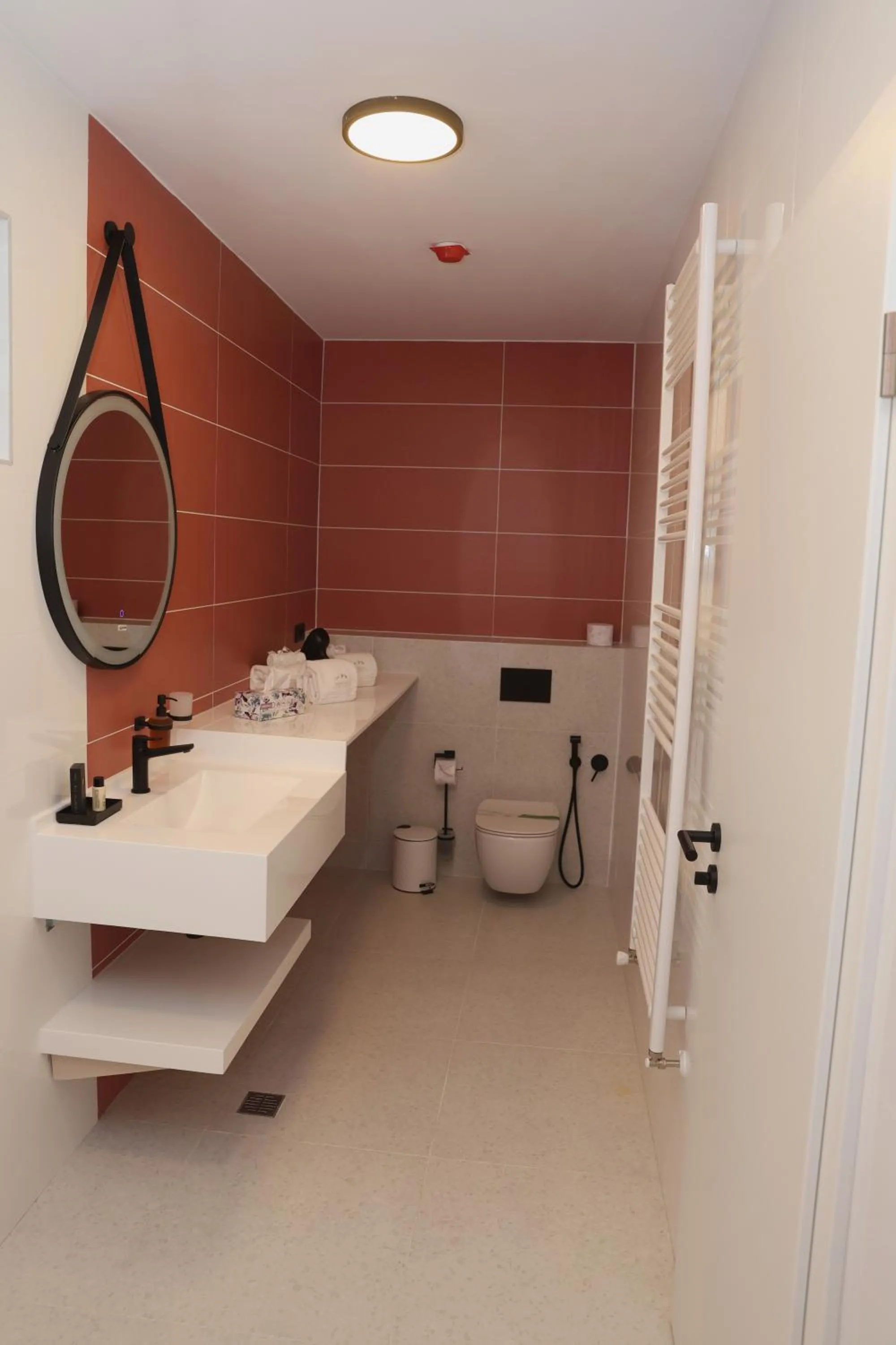 Toilet in Montan-Aparthotel