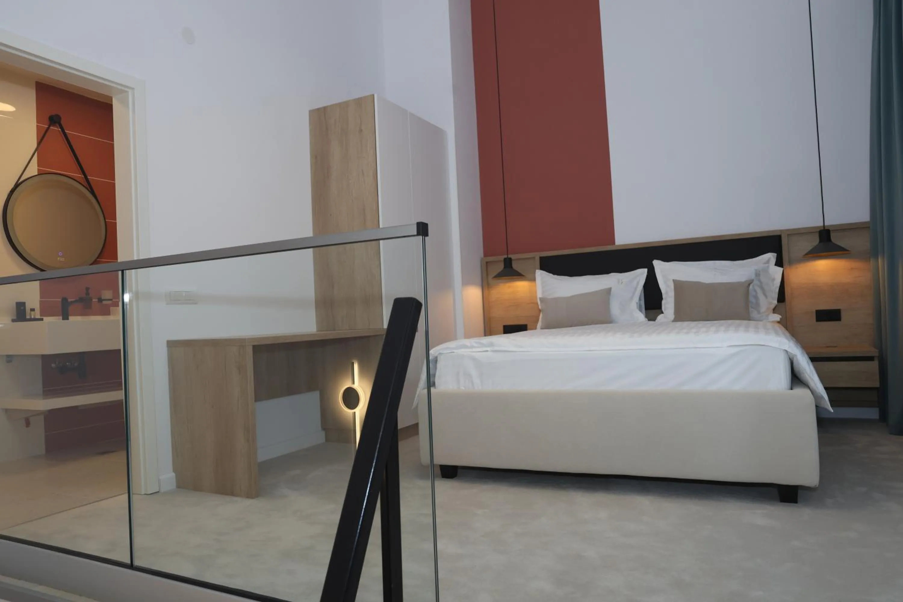 Bedroom, Bed in Montan-Aparthotel