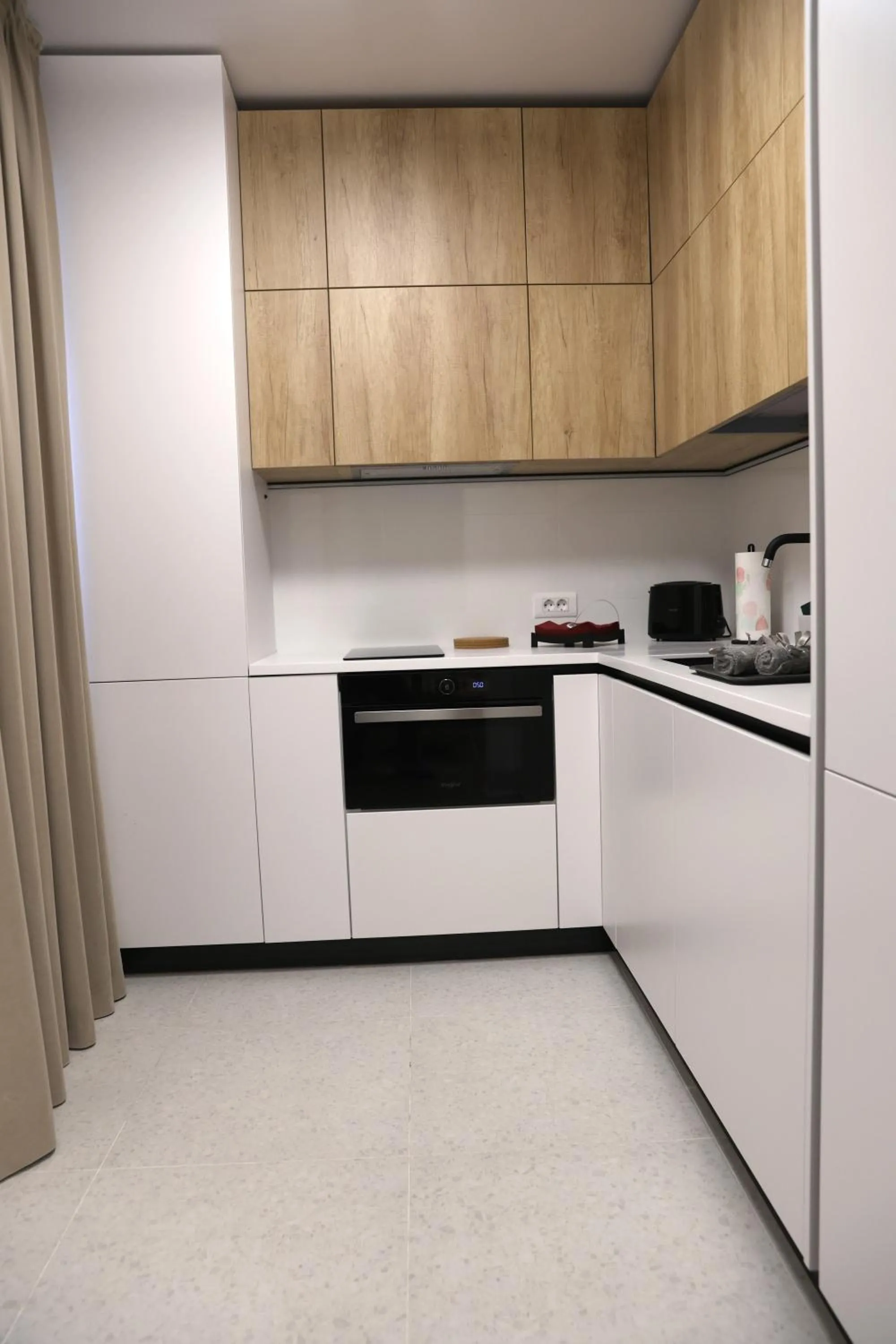 Kitchen or kitchenette in Montan-Aparthotel