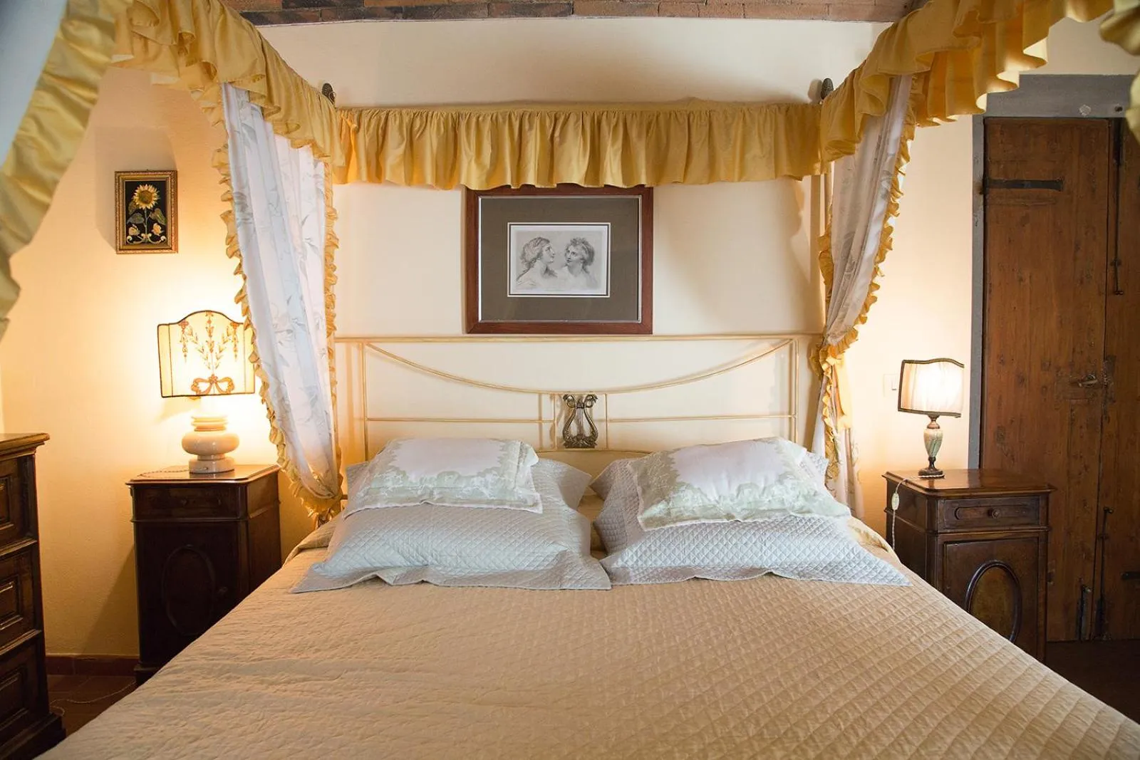 Bed in La Casa Gialla