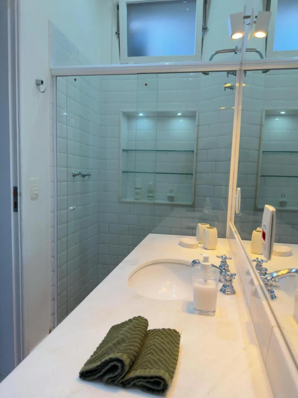 Shower in Gerthrudes Bed & Breakfast