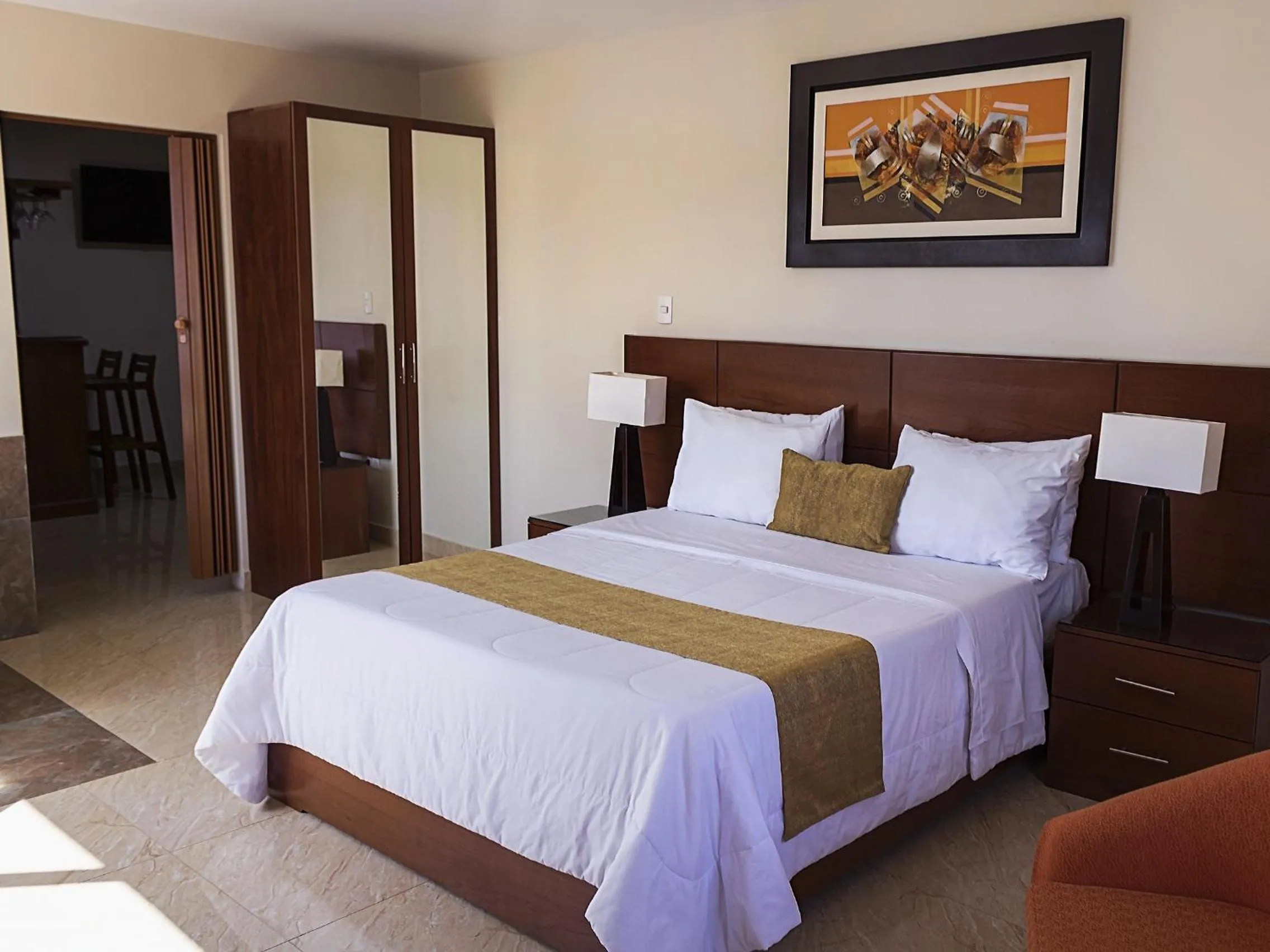 Bed in Riosol Hotel Tarapoto