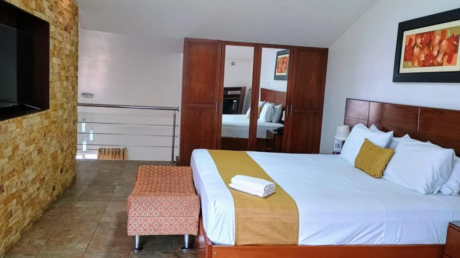 Bed in Riosol Hotel Tarapoto