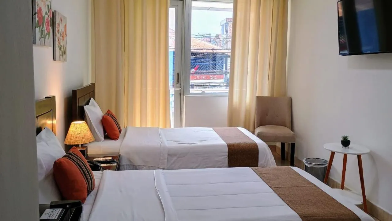 Bed in Riosol Hotel Tarapoto