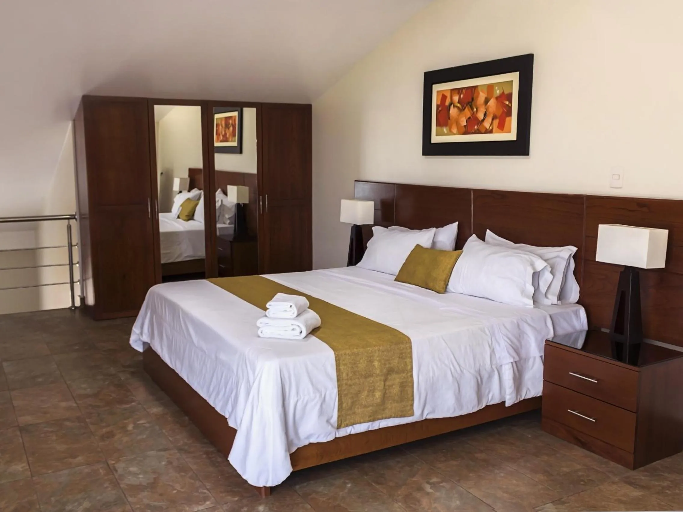 Bed in Riosol Hotel Tarapoto