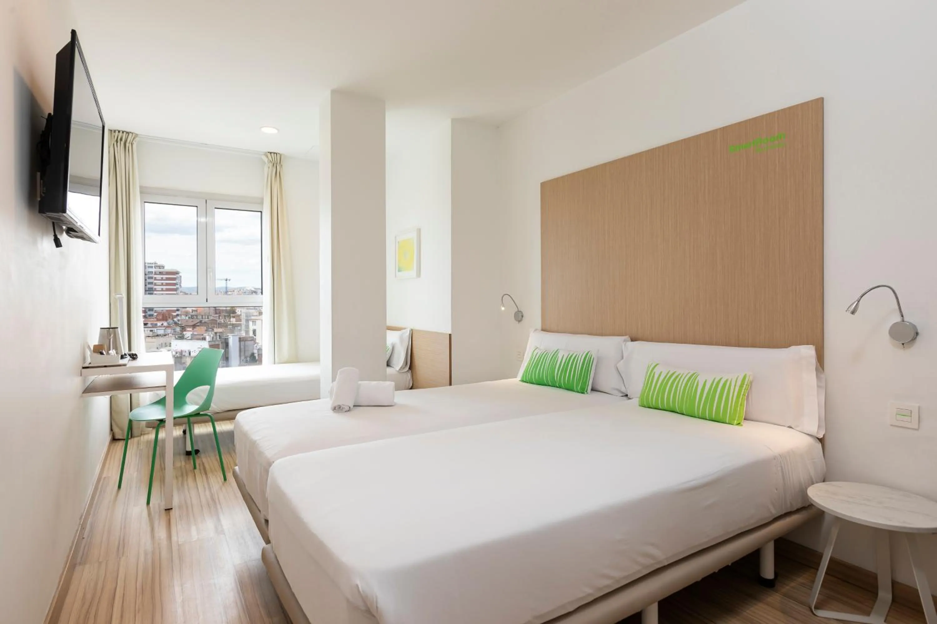 Bed in SmartRoom Barcelona