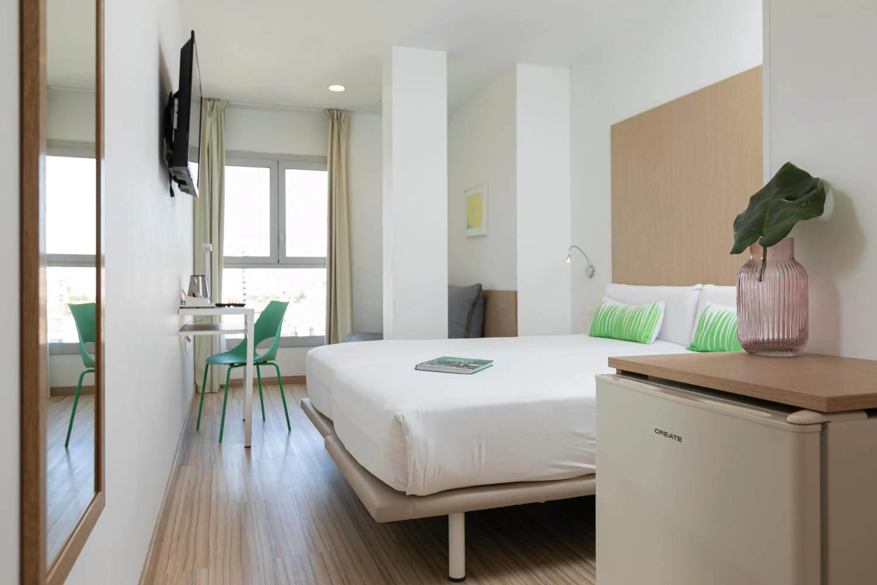 Bed in SmartRoom Barcelona