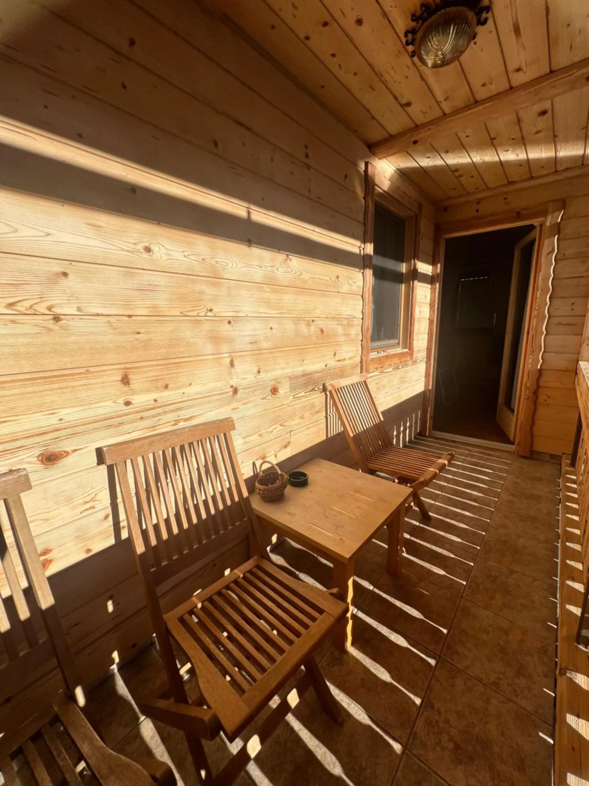 Balcony/Terrace in Apartmaji Katrnjek