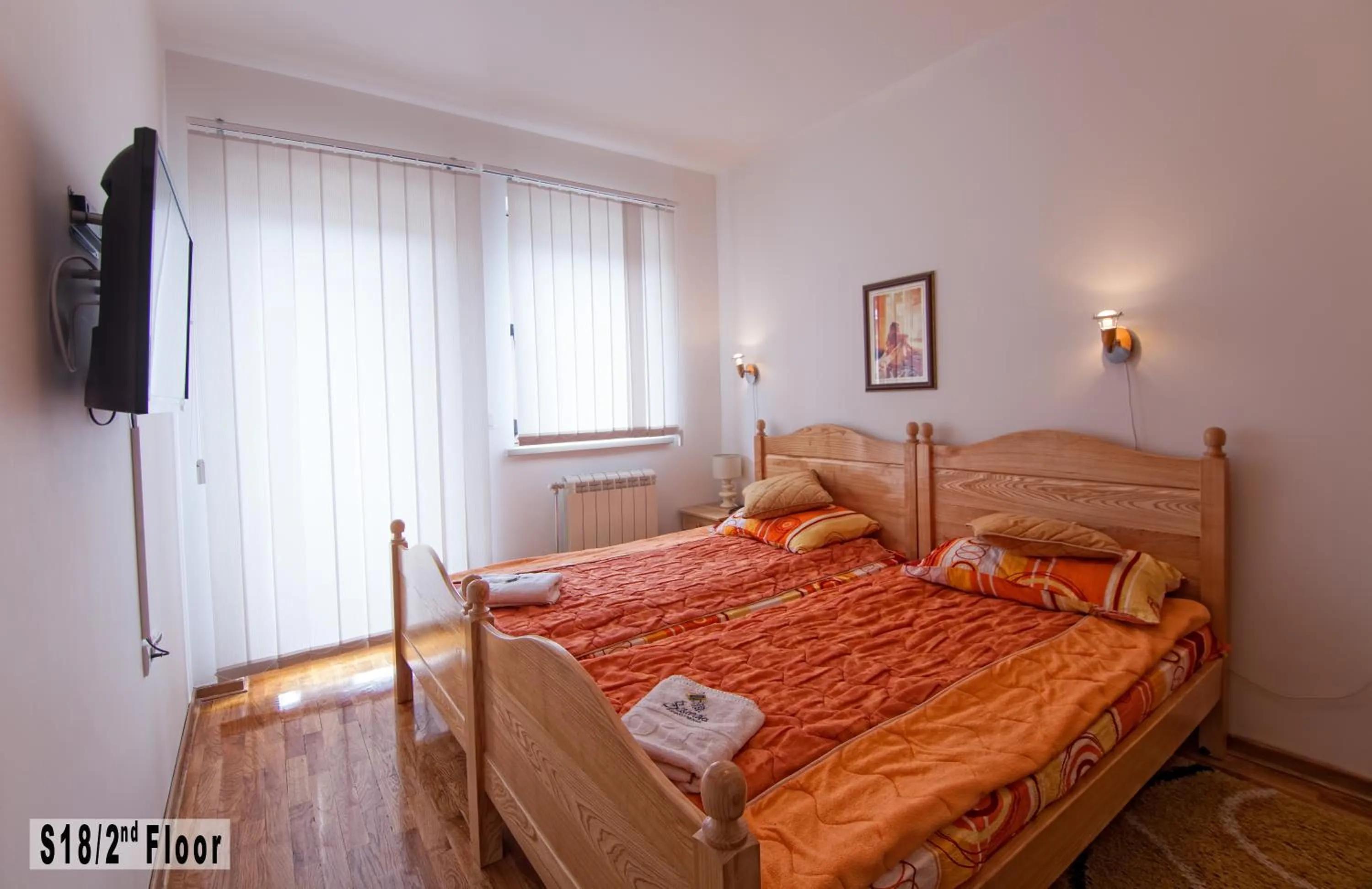 Bed in Šišarka Apartmani Zlatibor