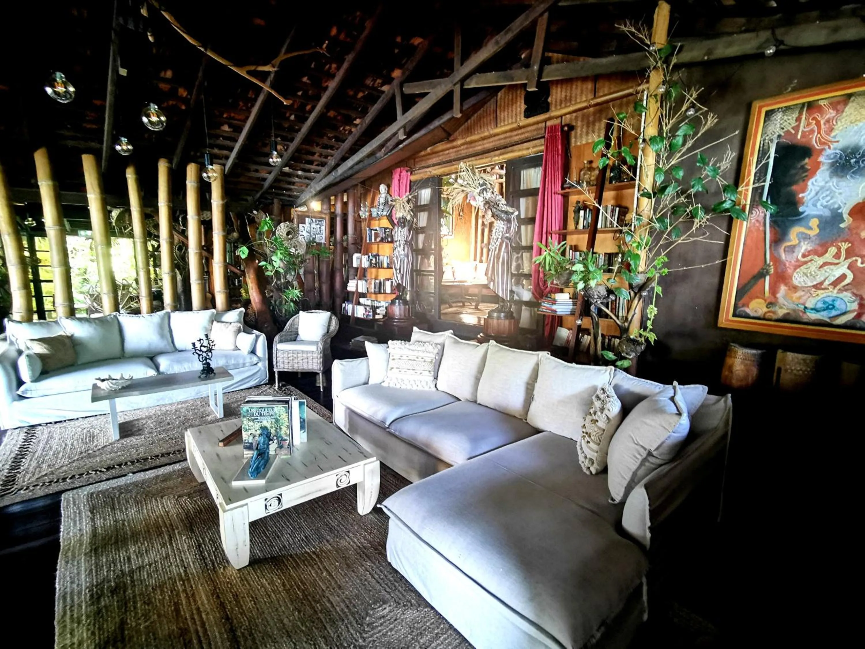 Lounge or bar in Hôtel Fenua Mata'i'oa