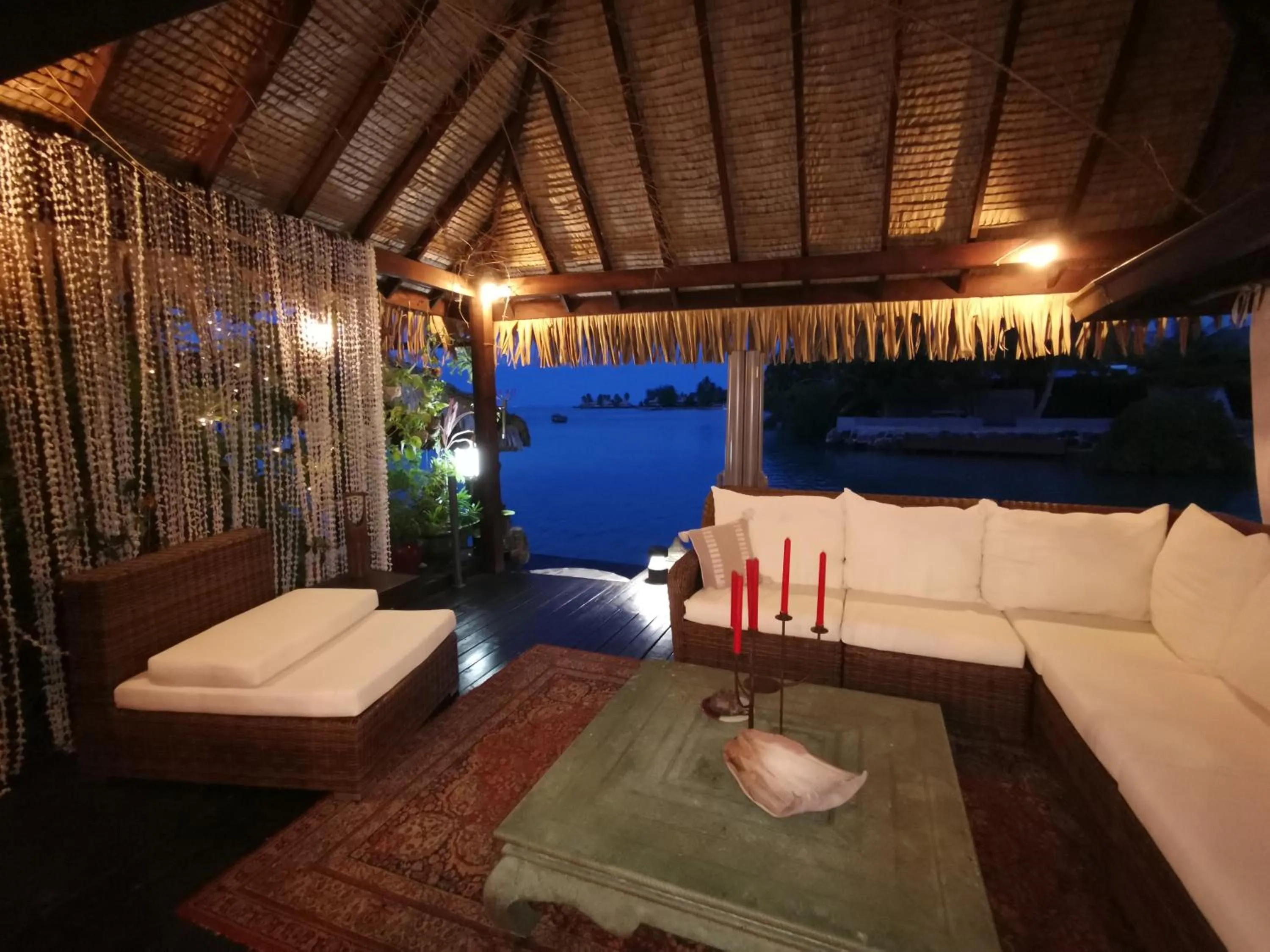 Living room in Hôtel Fenua Mata'i'oa