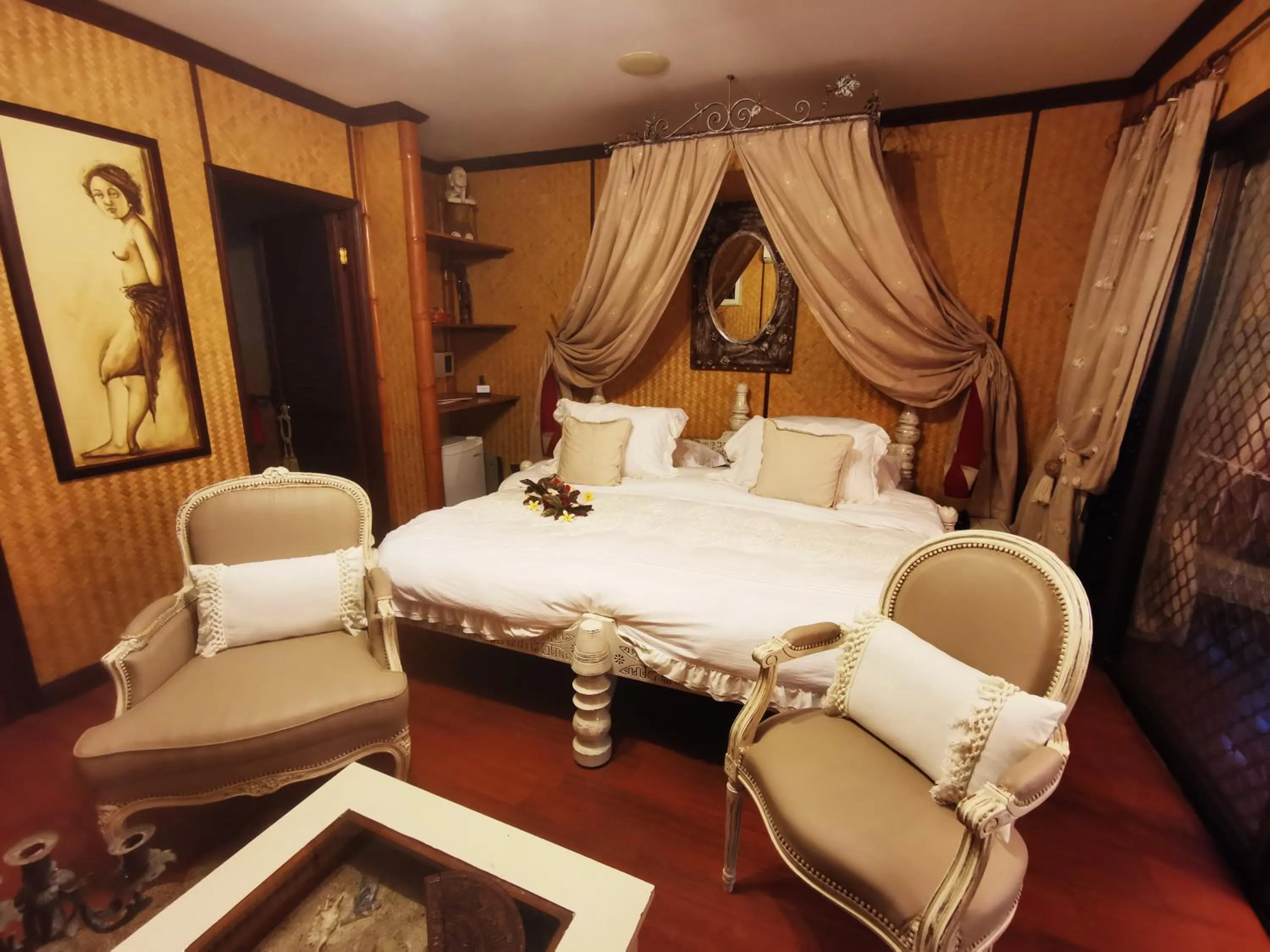 Bedroom in Hôtel Fenua Mata'i'oa