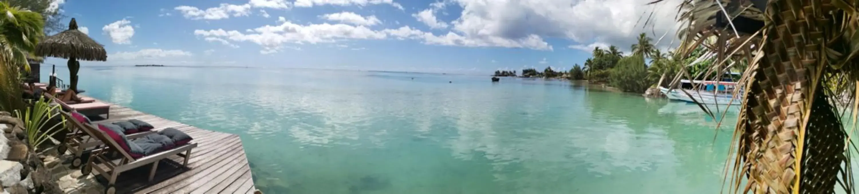 Sea view in Hôtel Fenua Mata'i'oa Sea view in Hôtel Fenua Mata'i'oa