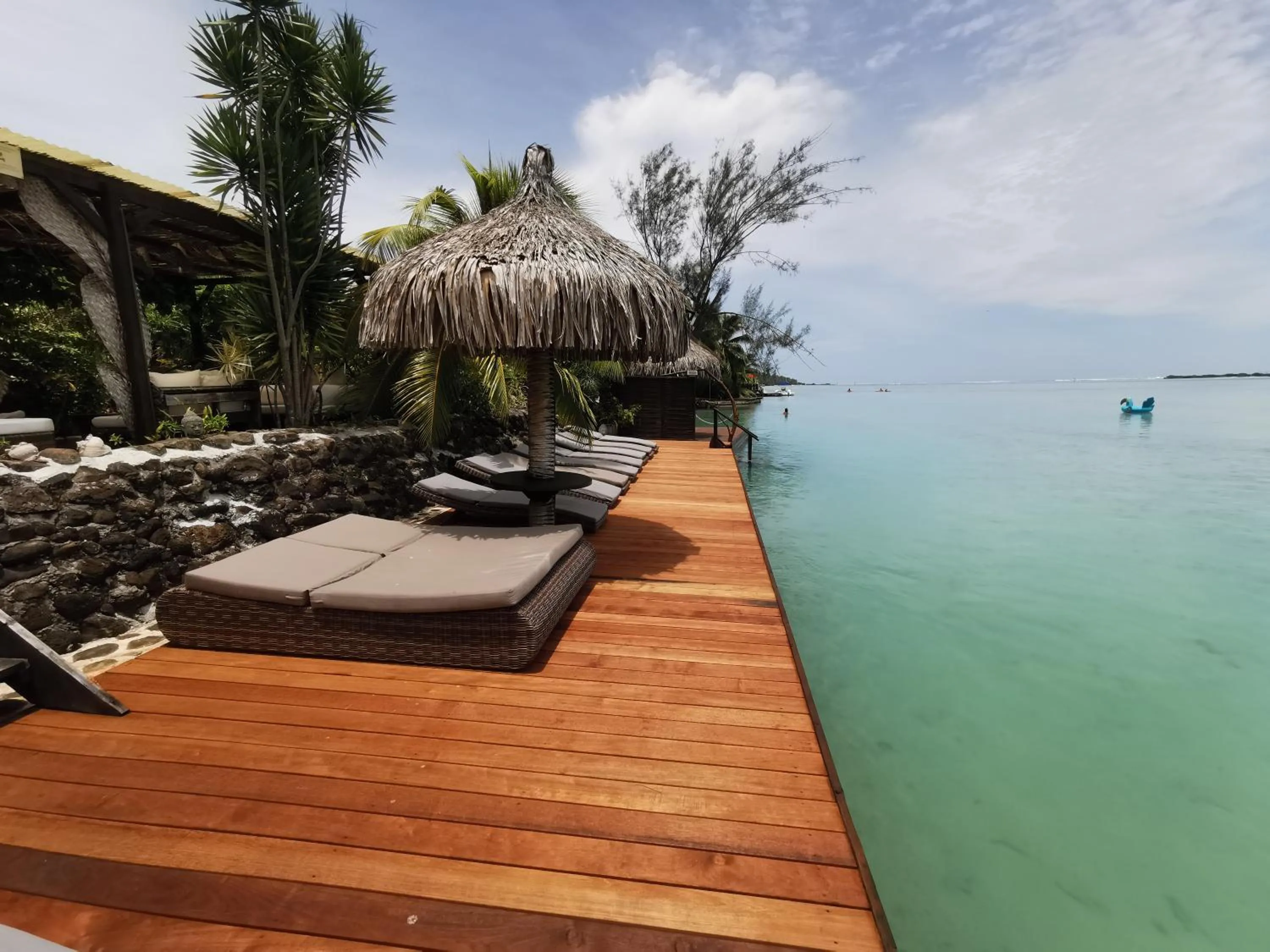 Solarium in Hôtel Fenua Mata'i'oa