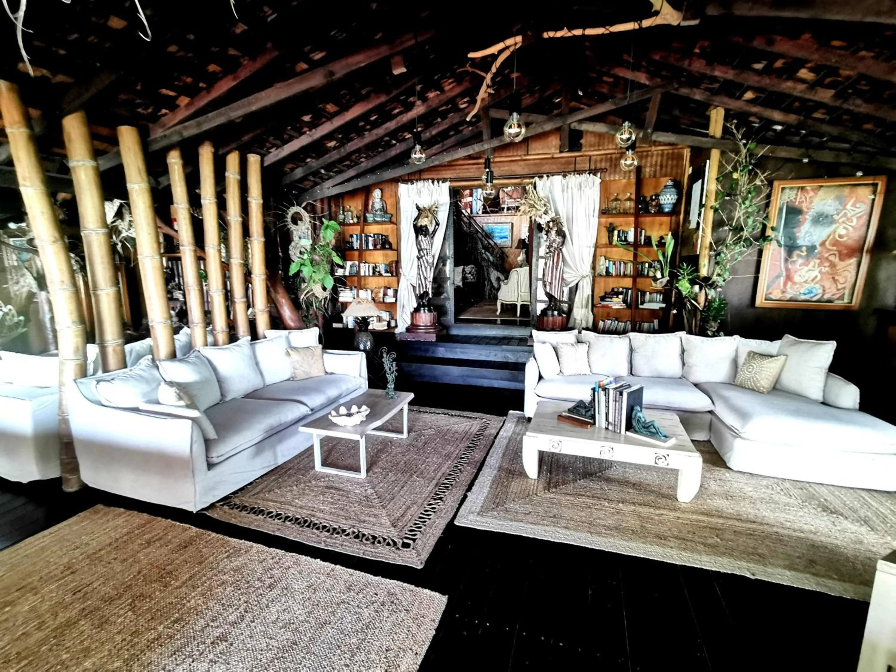 Lounge or bar in Hôtel Fenua Mata'i'oa