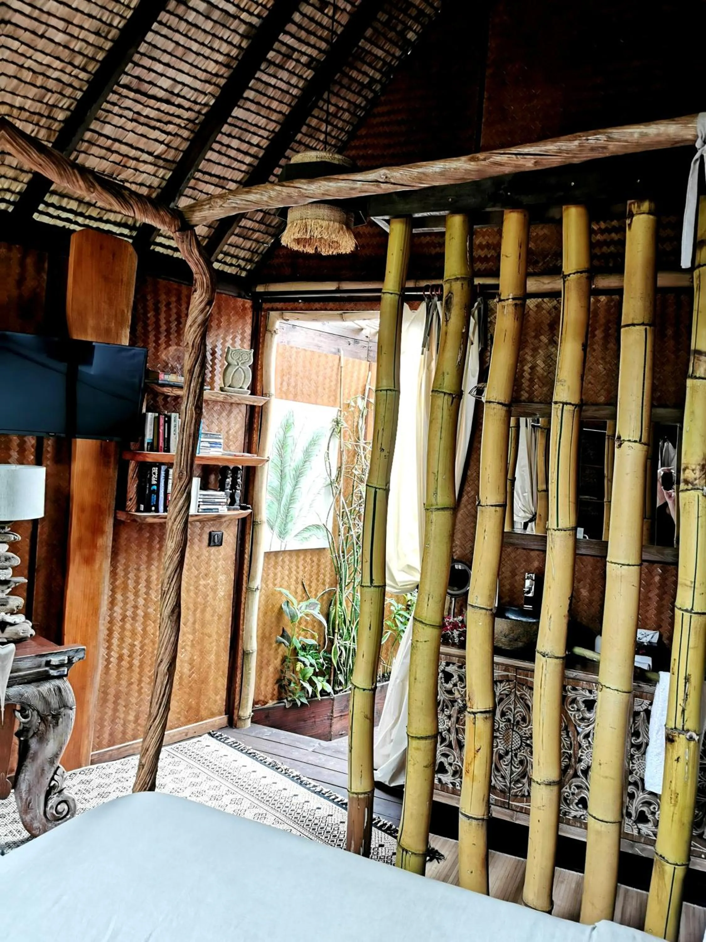 Bedroom in Hôtel Fenua Mata'i'oa
