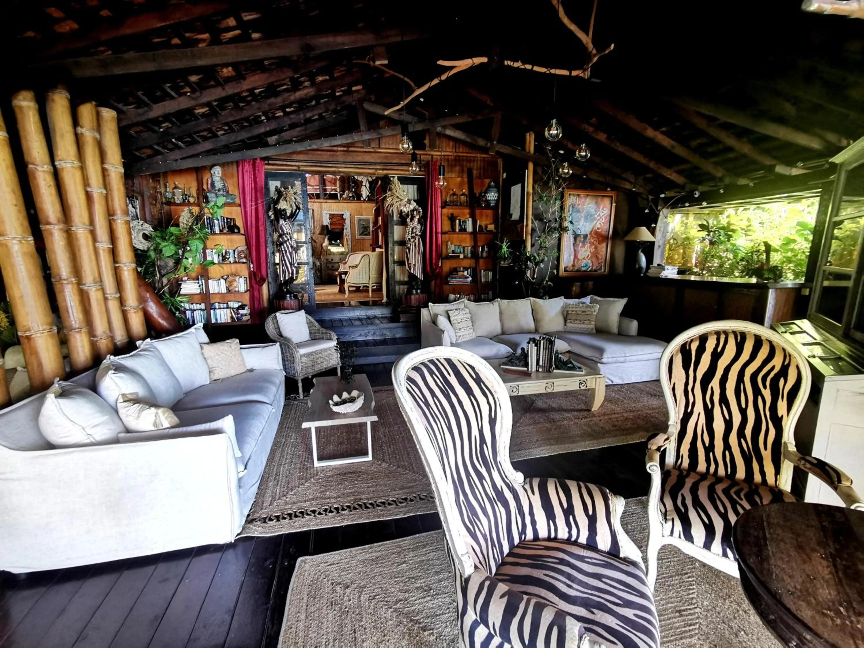 Living room in Hôtel Fenua Mata'i'oa